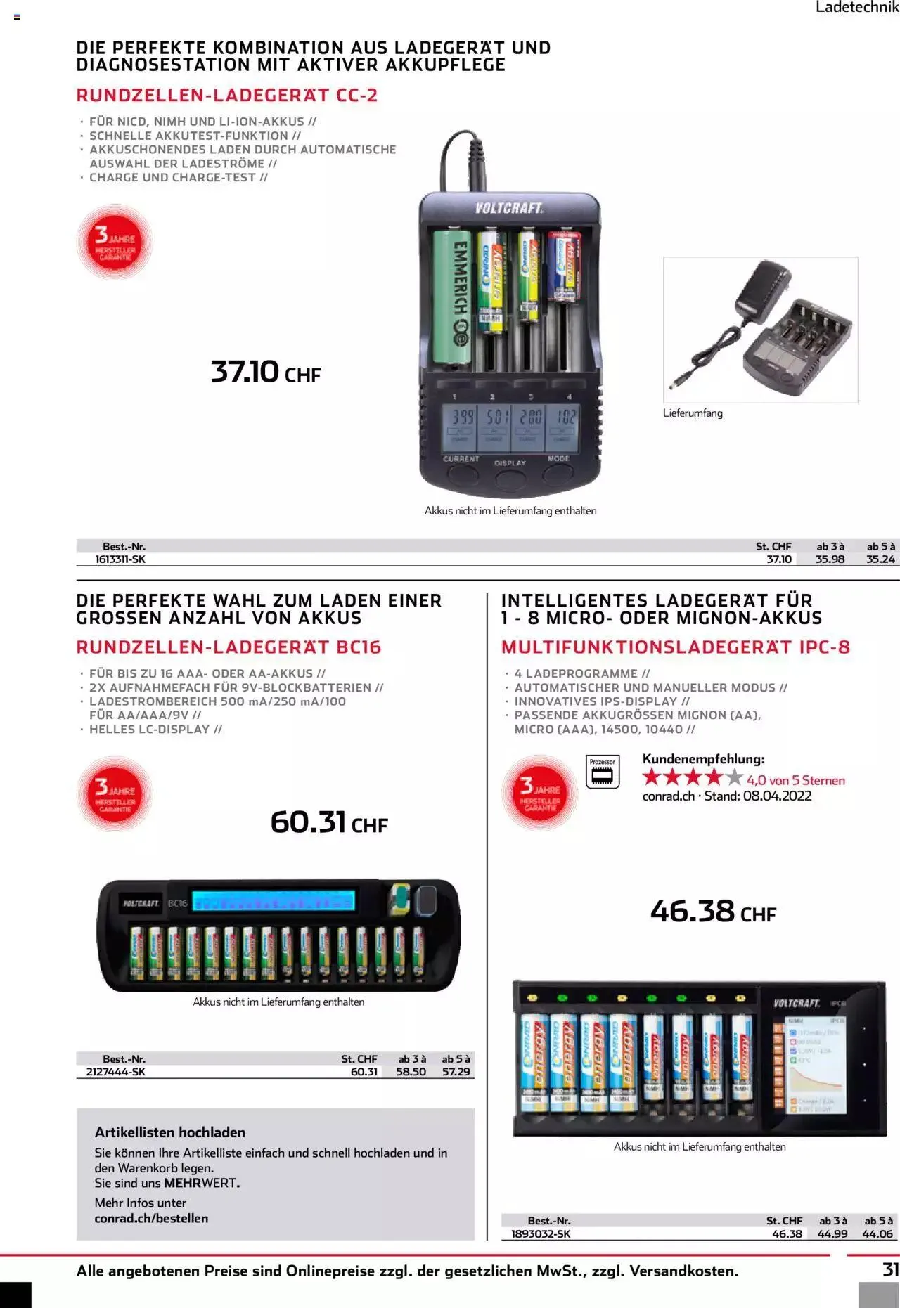 Conrad - 40 Jahre Voltcraft von 30. November bis 31. Dezember 2023 - Prospekt seite 33