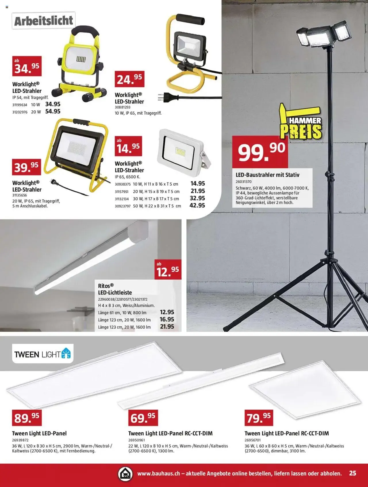 Bauhaus Aktionen von 26. August bis 29. September 2024 - Prospekt seite  25