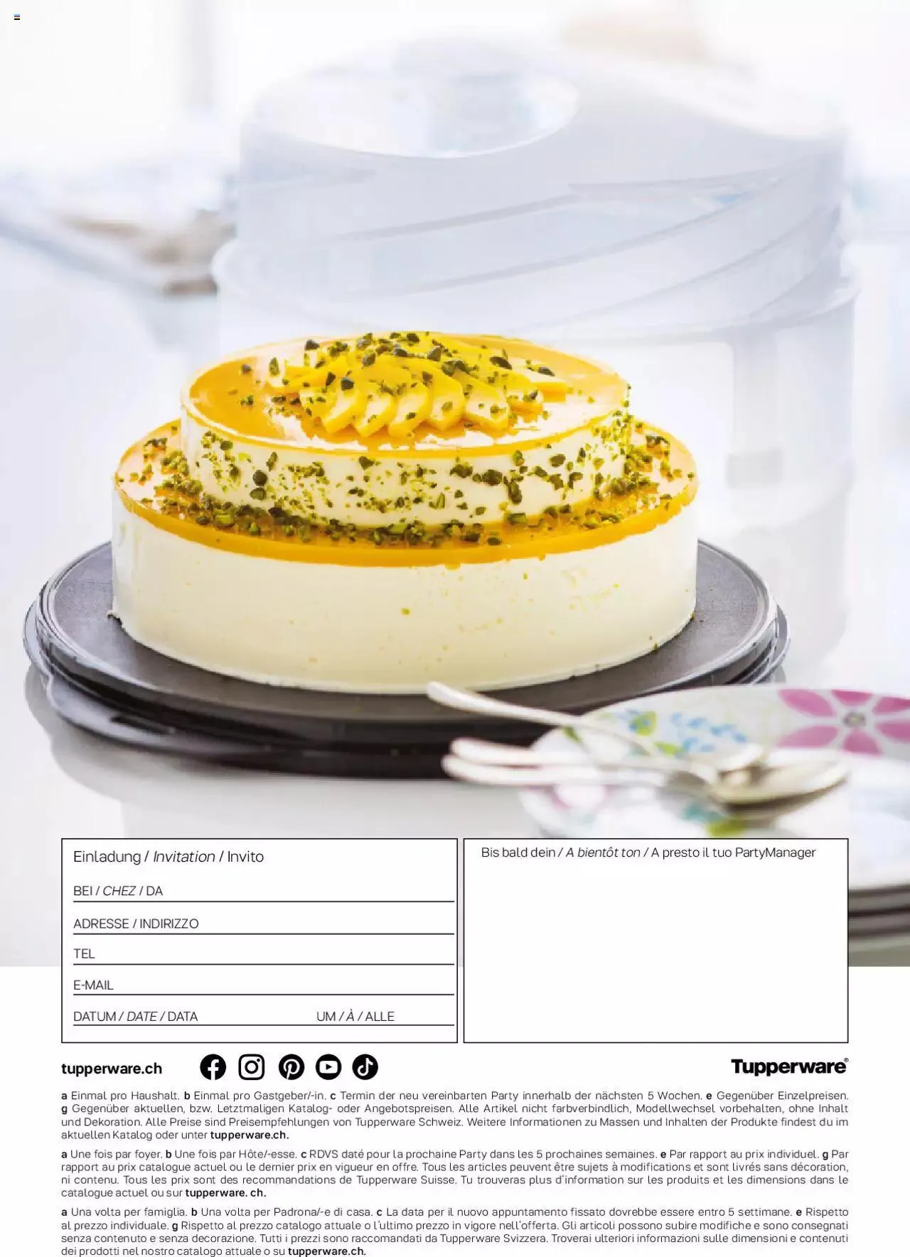 Tupperware Aktionen von 4. September bis 1. Oktober 2023 - Prospekt seite  12