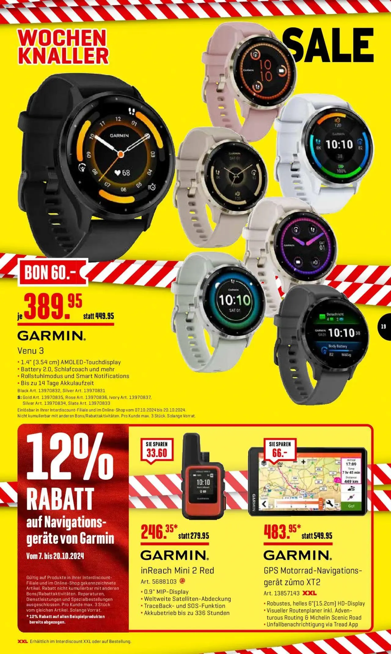 Interdiscount Aktionen von 7. Oktober bis 20. Oktober 2024 - Prospekt seite 19