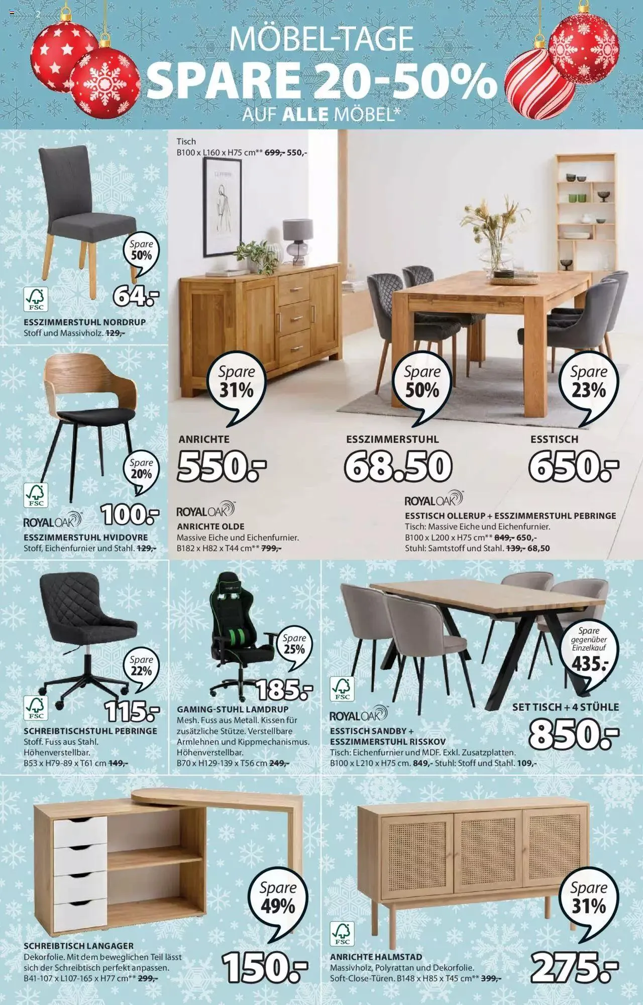 JYSK Aktionen von 28. November bis 4. Dezember 2023 - Prospekt seite 3