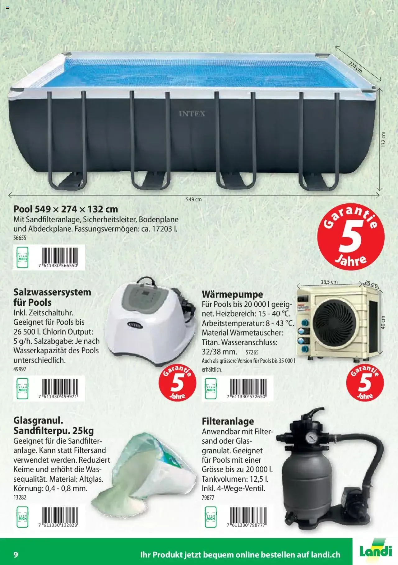 Landi Freizeit 2023 von 20. März bis 31. Dezember 2023 - Prospekt seite 9