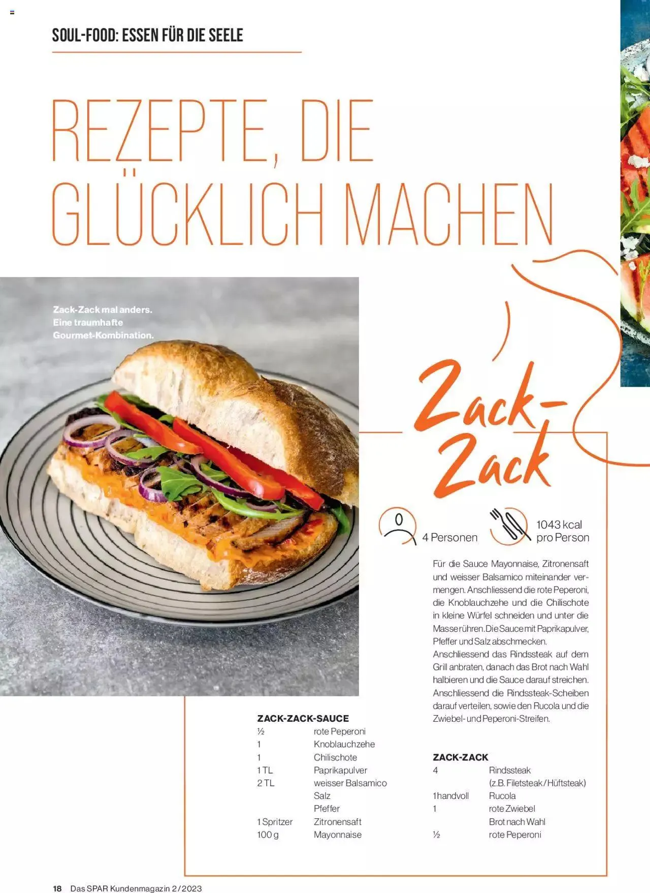 SPAR Kundenmagazin von 31. Mai bis 31. Dezember 2023 - Prospekt seite  18