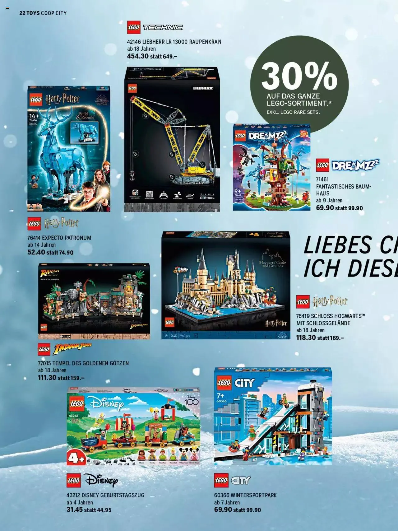 Coop City Aktionen Weihnachten von 28. November bis 17. Dezember 2023 - Prospekt seite 22