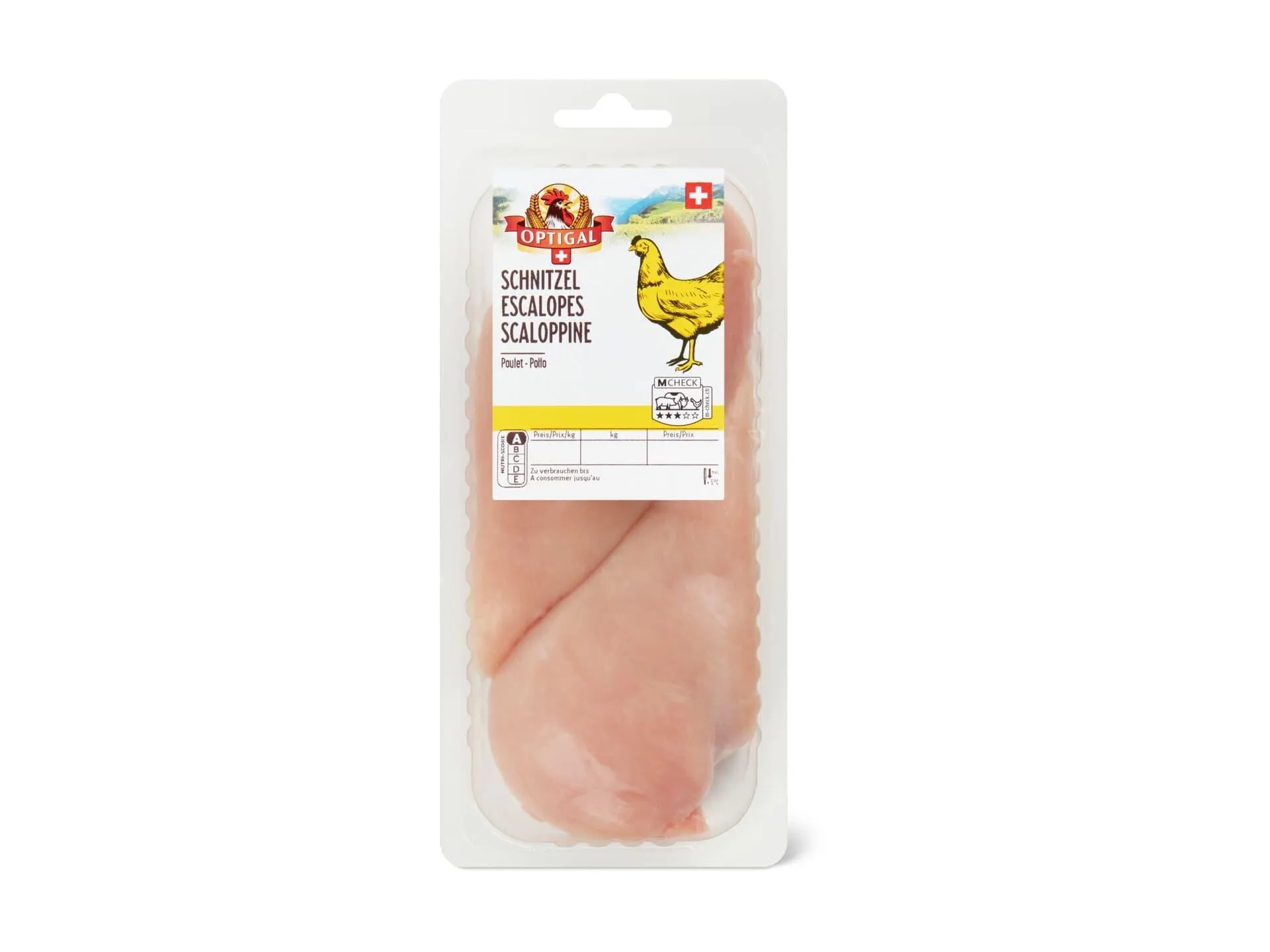 Optigal · Pouletschnitzel