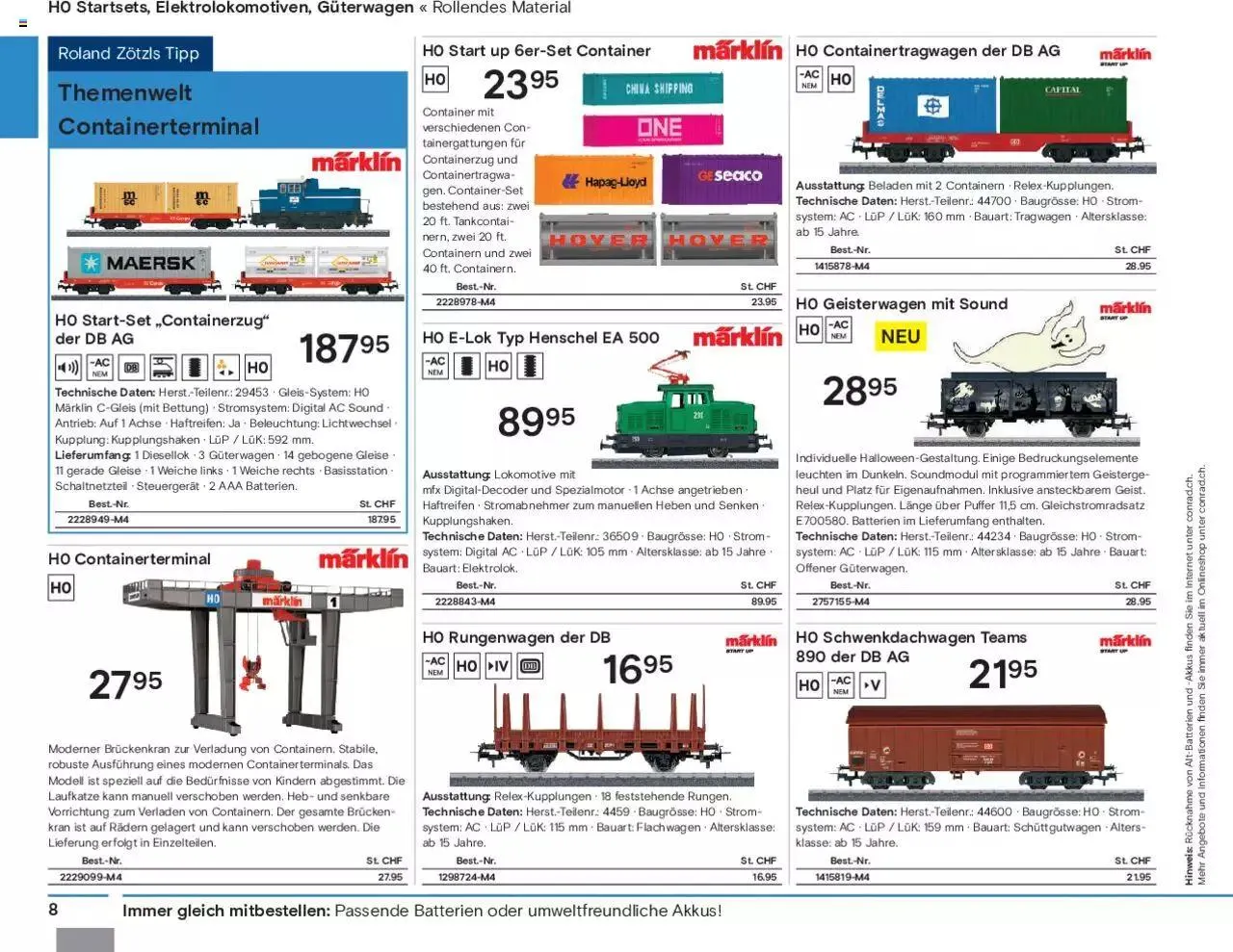 Conrad Modellbahn Katalog 2023/24 von 5. September bis 31. Dezember 2024 - Prospekt seite  10