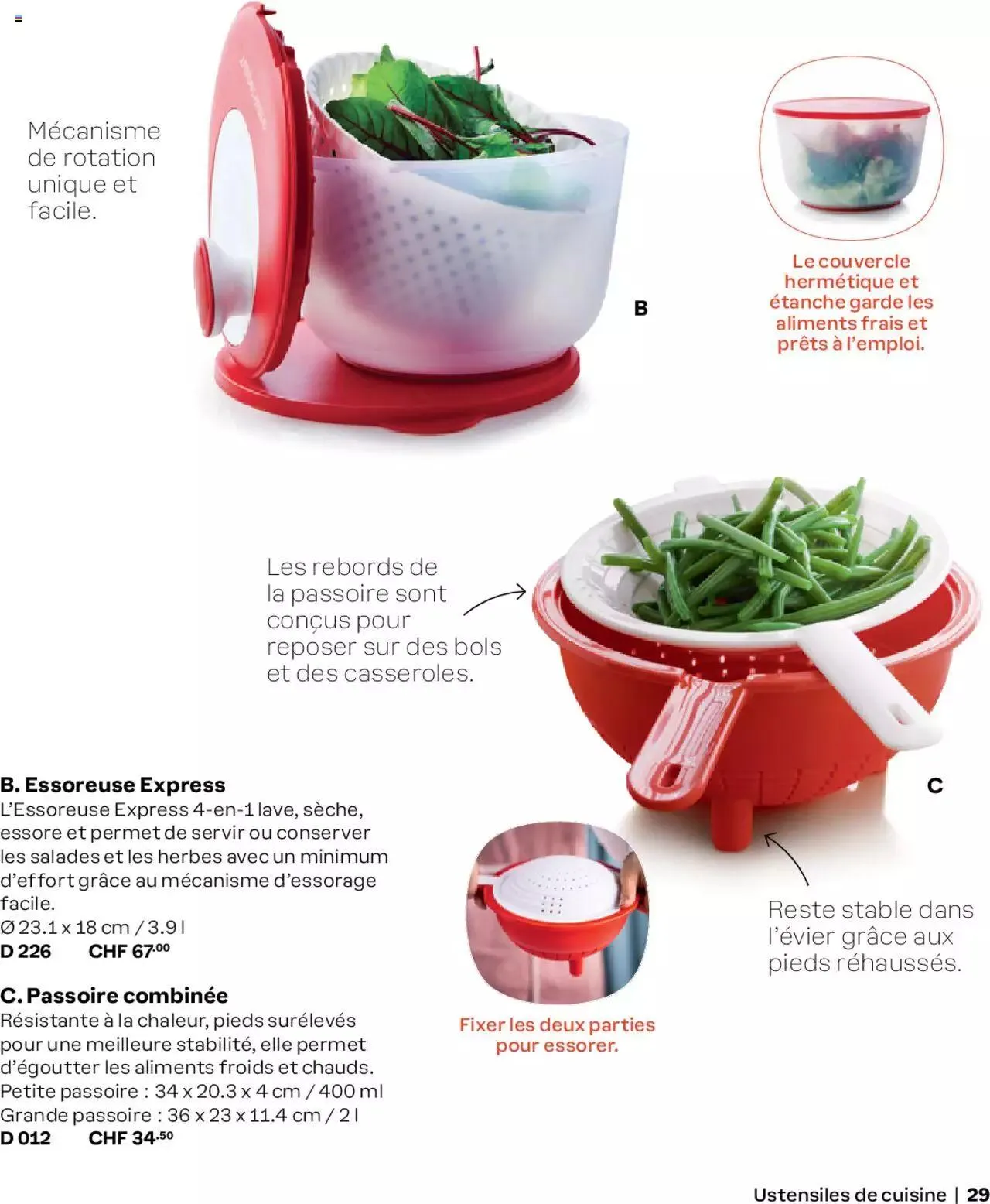 Tupperware Aktionen Frühling / Sommer 2024 von 5. März bis 31. Dezember 2024 - Prospekt seite 29