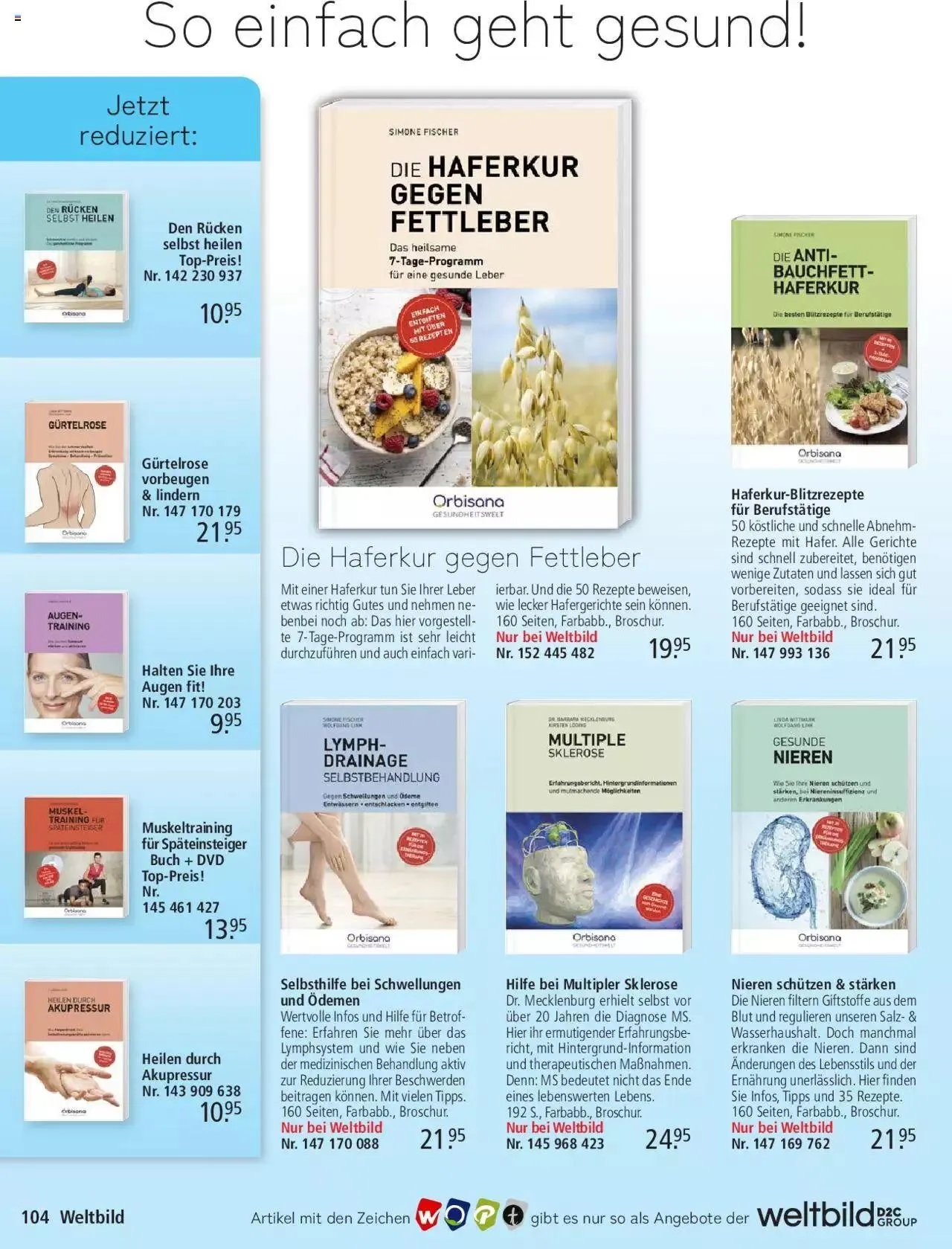 Weltbild Aktionen von 24. Mai bis 31. Dezember 2024 - Prospekt seite  104