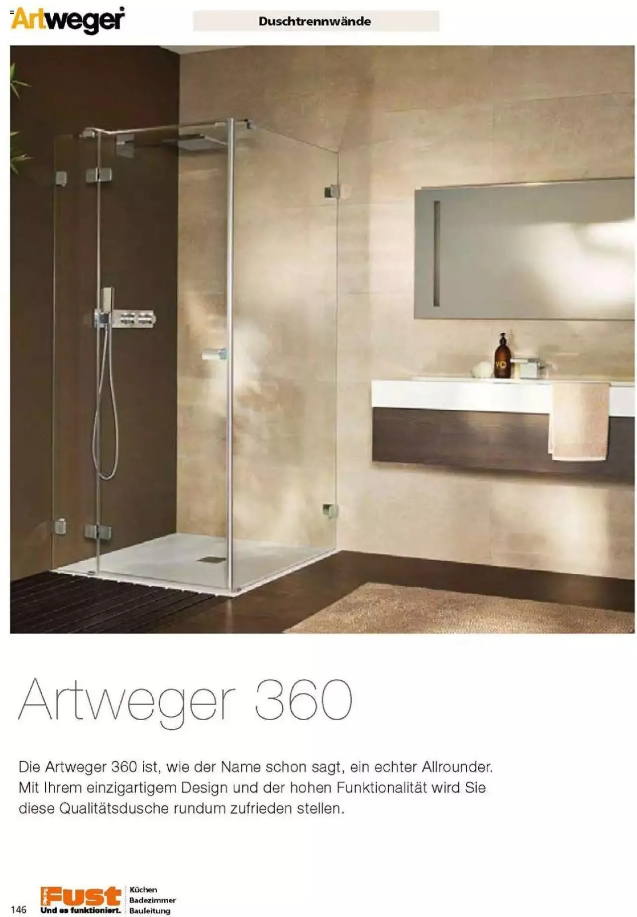 Fust Badezimmermagazin von 17. April bis 31. Dezember 2023 - Prospekt seite  146