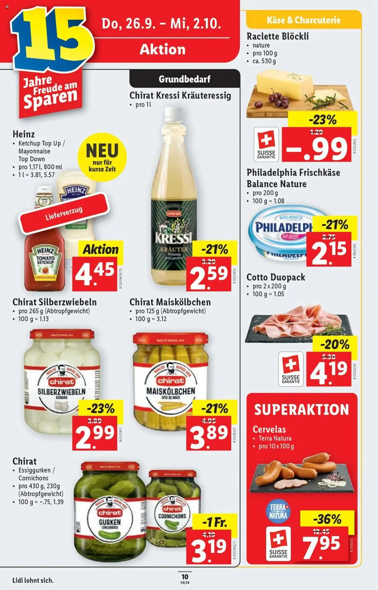 Lidl Aktionen von 26. September bis 2. Oktober 2024 - Prospekt seite  10