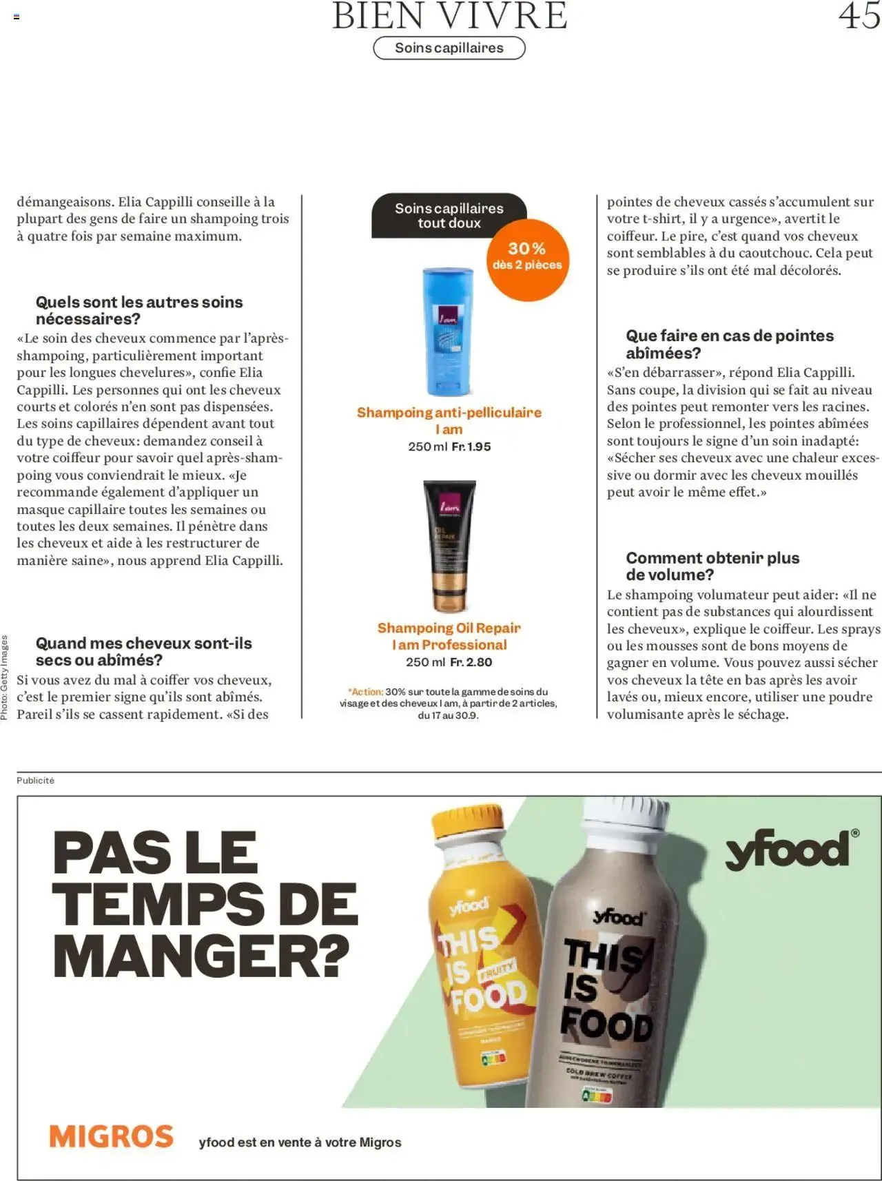 Migros - Magazin FR von 23. September bis 29. September 2024 - Prospekt seite  45