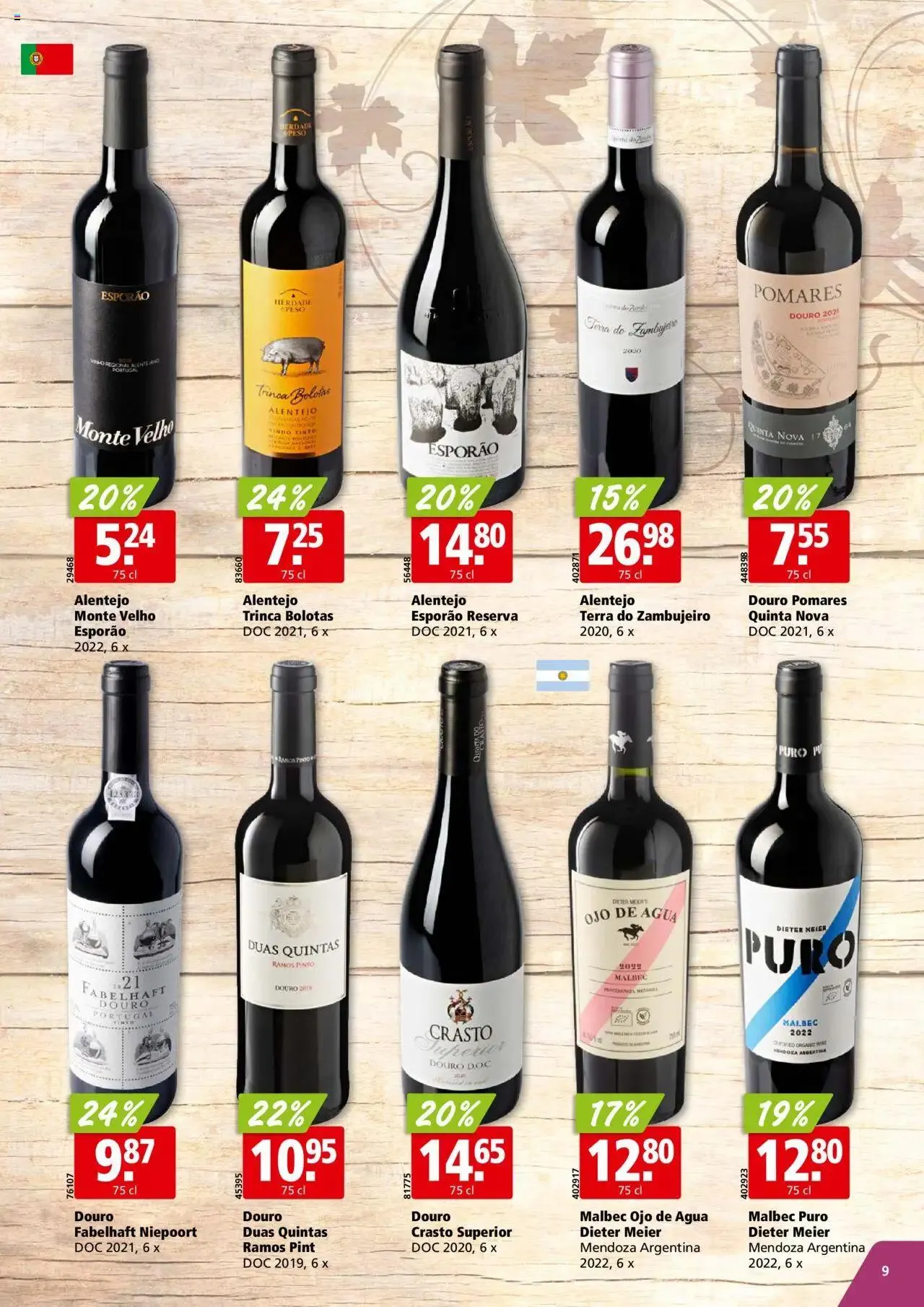 Aligro Aktionen Weinfestival - Matran von 23. September bis 5. Oktober 2024 - Prospekt seite  9