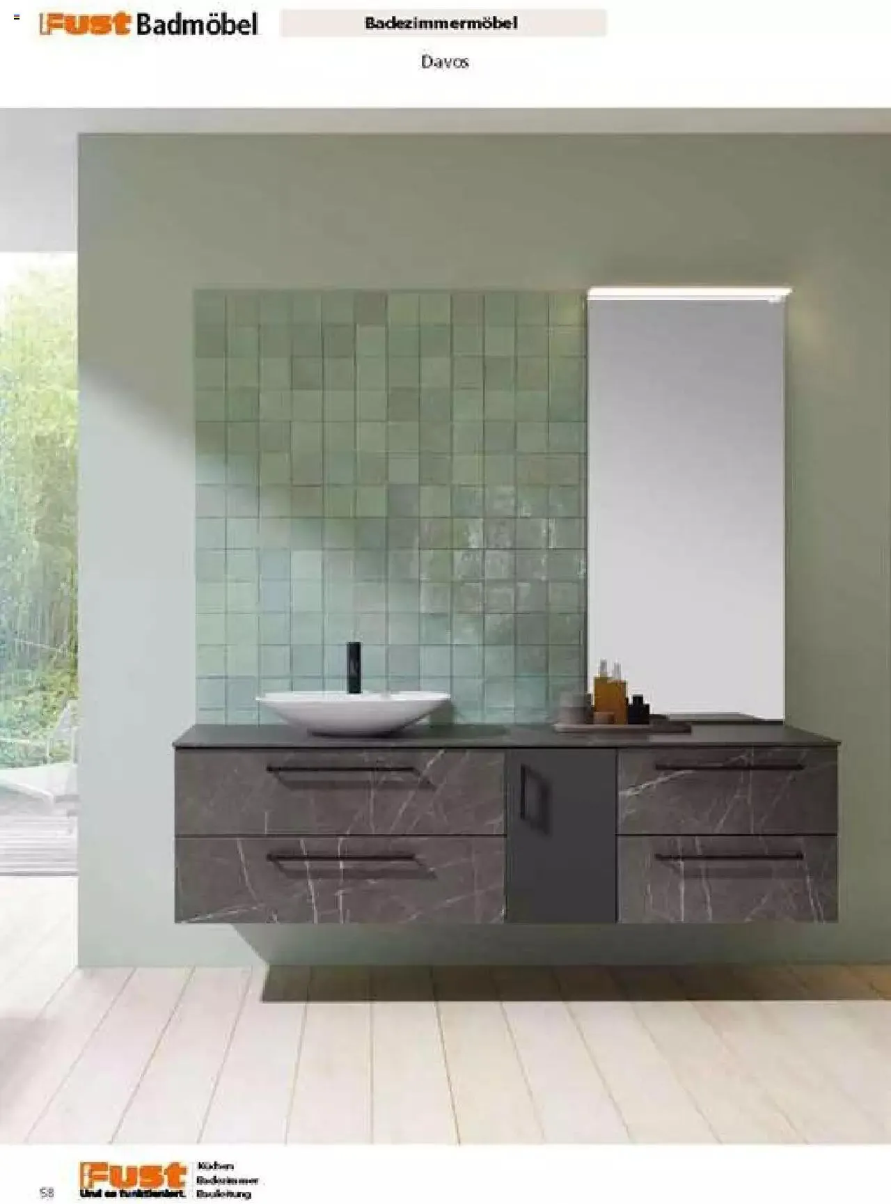 Fust Badezimmermagazin von 17. April bis 31. Dezember 2023 - Prospekt seite 58