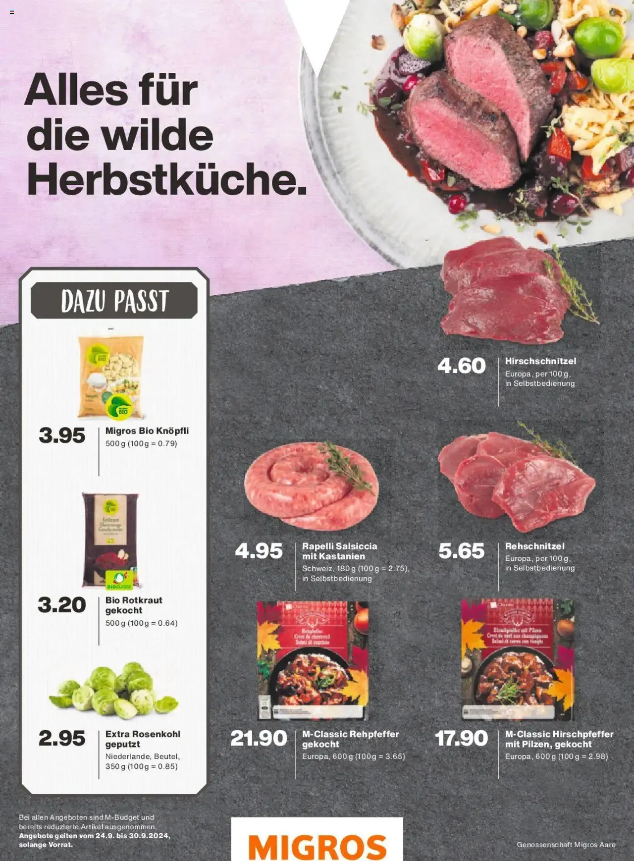 Migros - Magazin von 23. September bis 29. September 2024 - Prospekt seite  44