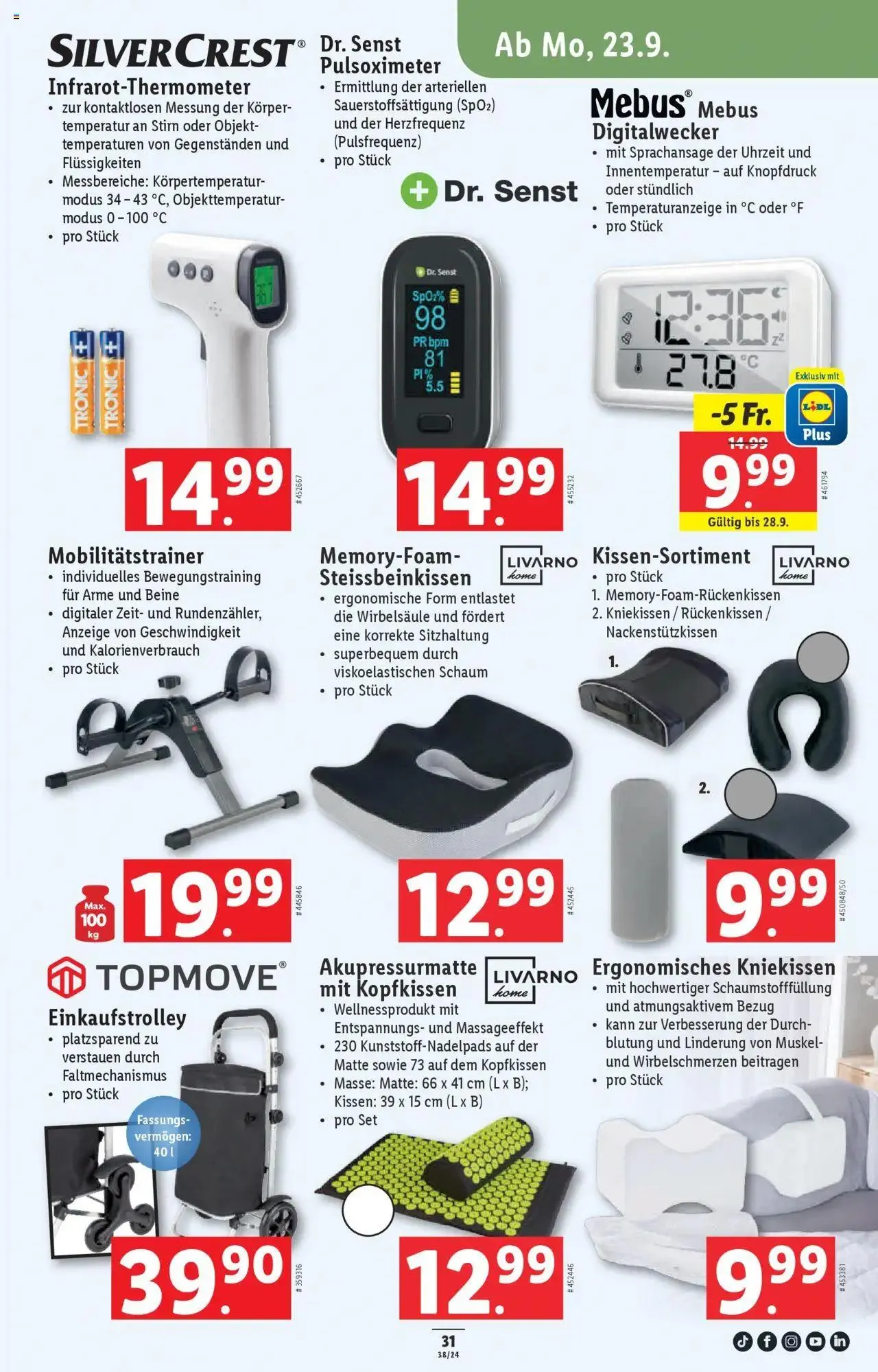 Lidl Aktionen von 19. September bis 25. September 2024 - Prospekt seite  31