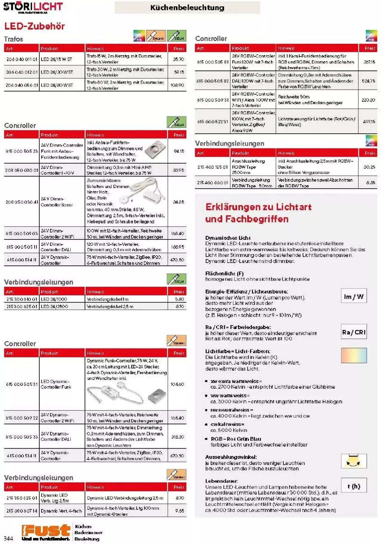 Fust Küchen- und Badezimmerprospekt von 4. März bis 31. Dezember 2024 - Prospekt seite  344