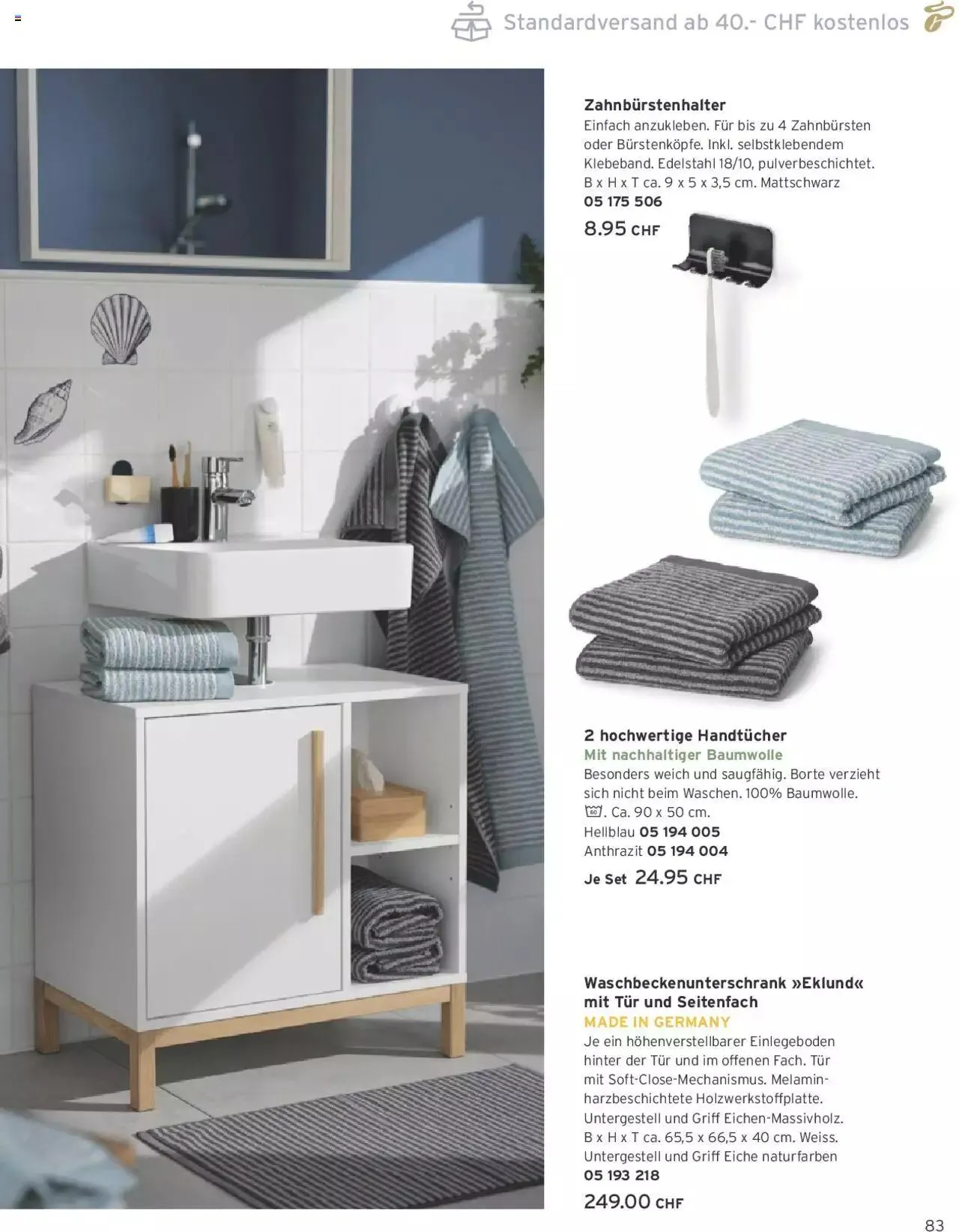 Tchibo Aktionen von 22. April bis 31. Dezember 2024 - Prospekt seite  83