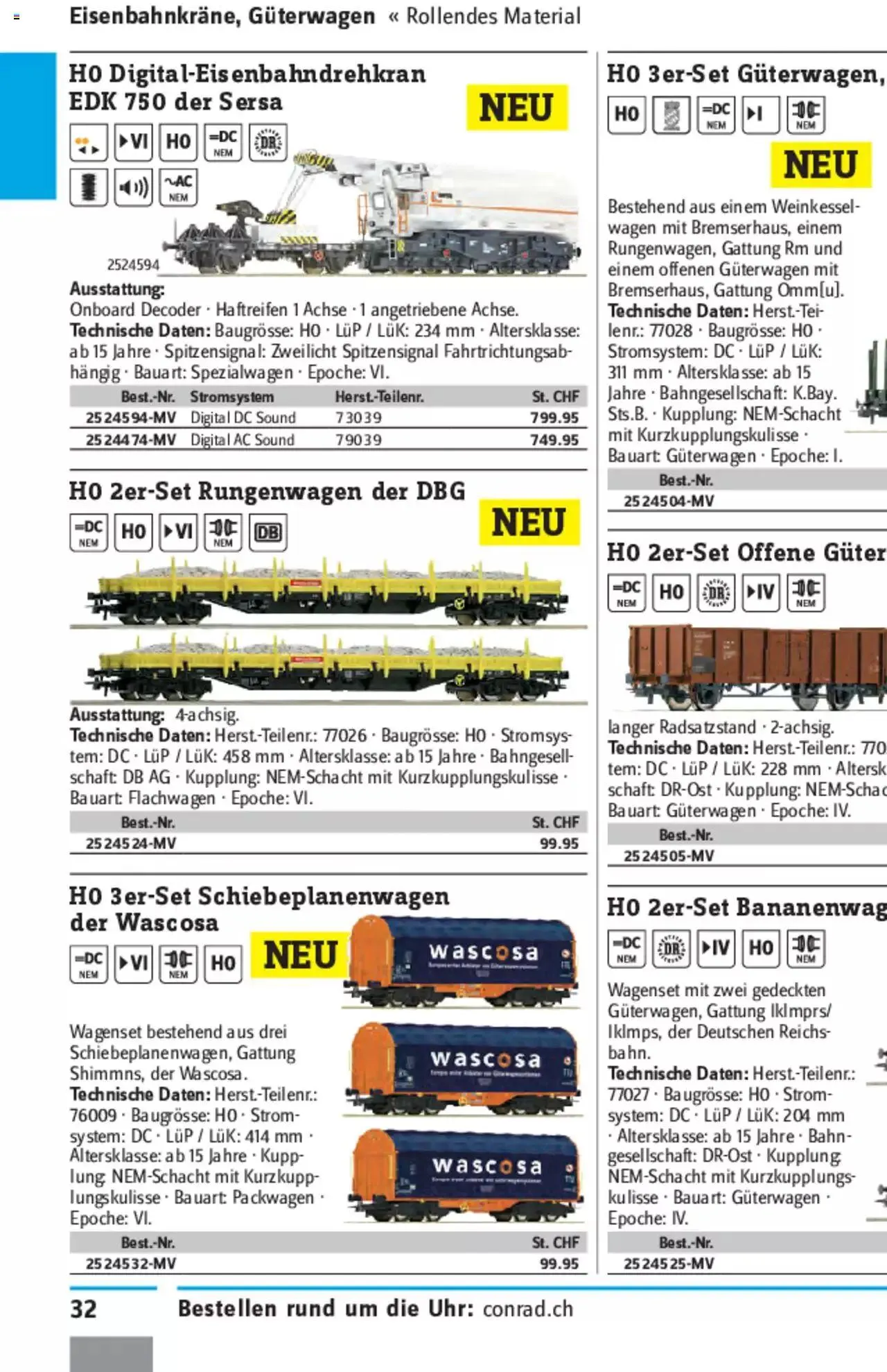 Conrad - Modellbahn Katalog 2022/23 von 5. September bis 31. Dezember 2023 - Prospekt seite  67