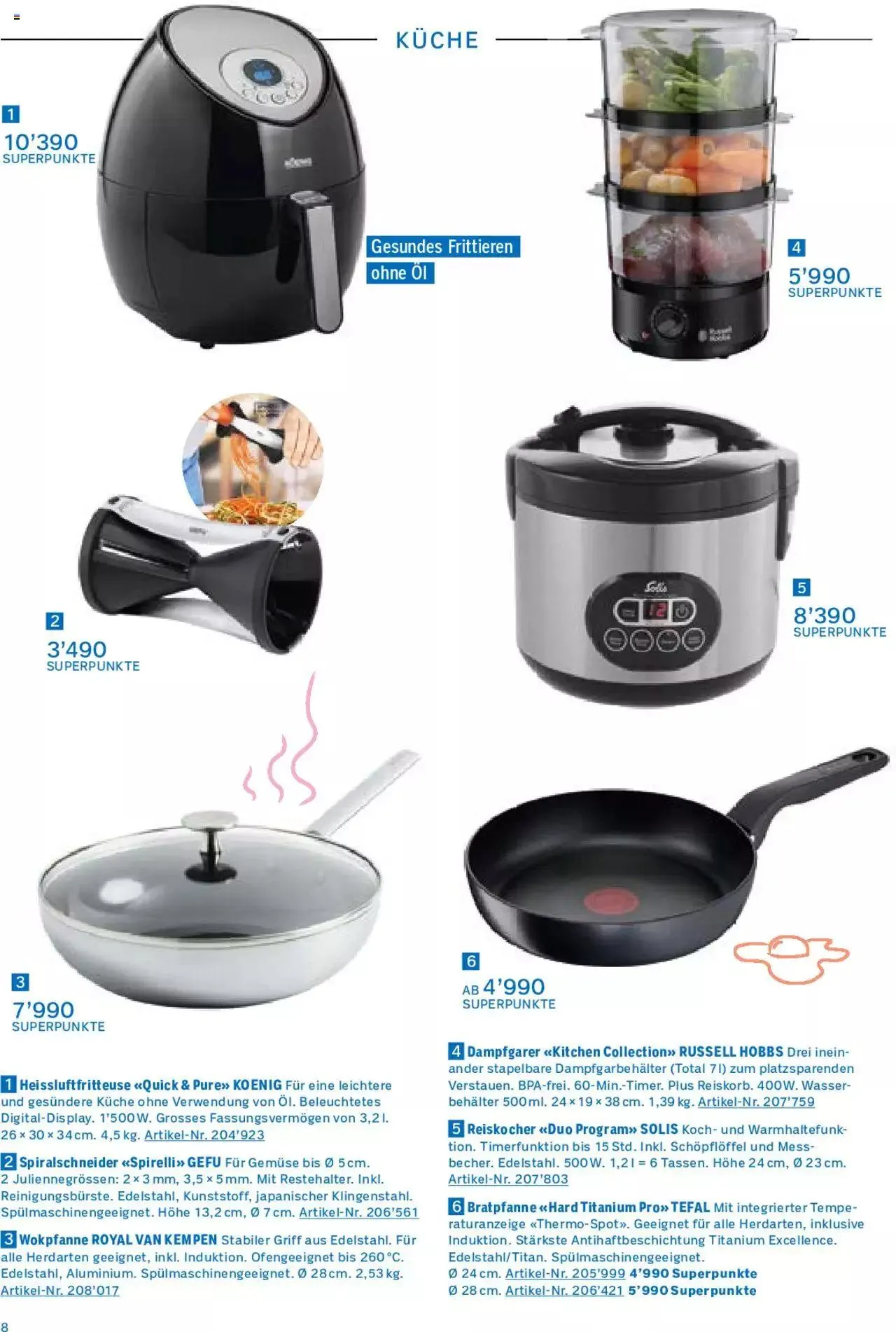 Coop Praemien Shop Aktionen von 20. Februar bis 31. Dezember 2024 - Prospekt seite 8