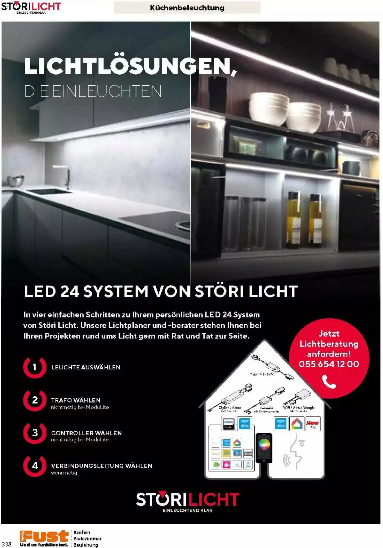 Fust Küchen- und Badezimmerprospekt von 4. März bis 31. Dezember 2024 - Prospekt seite  338