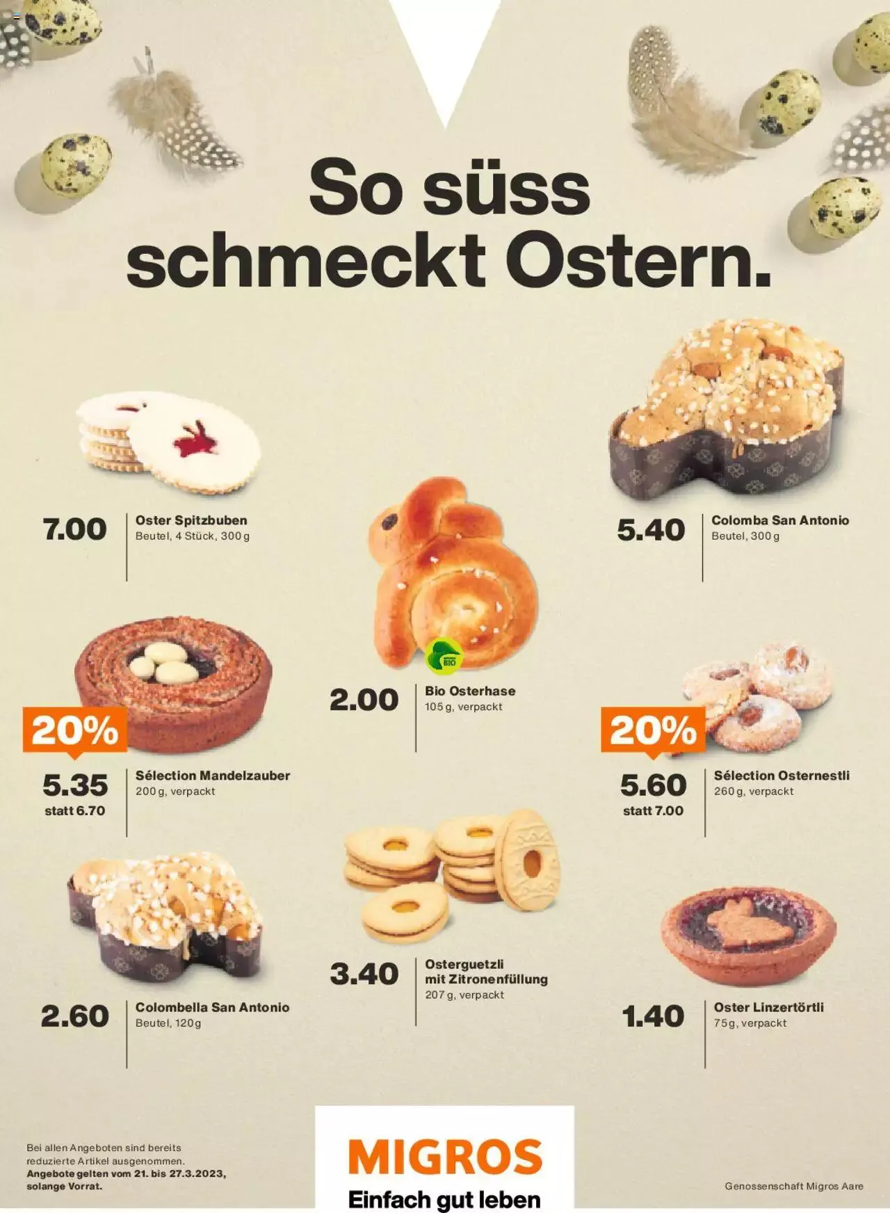 Migros - Magazin von 20. März bis 31. Dezember 2023 - Prospekt seite  44
