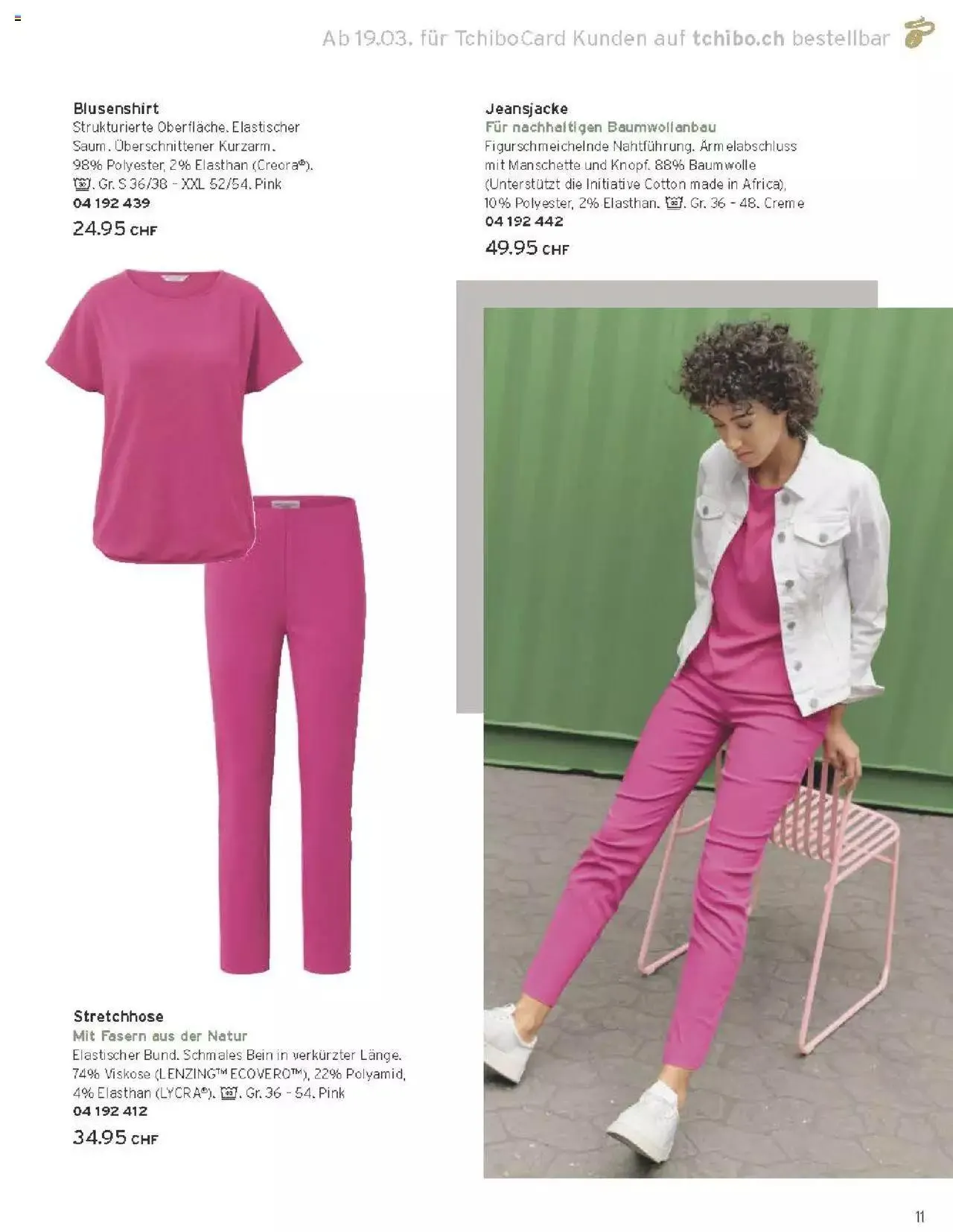 Tchibo Aktionen von 15. März bis 31. Dezember 2024 - Prospekt seite  11