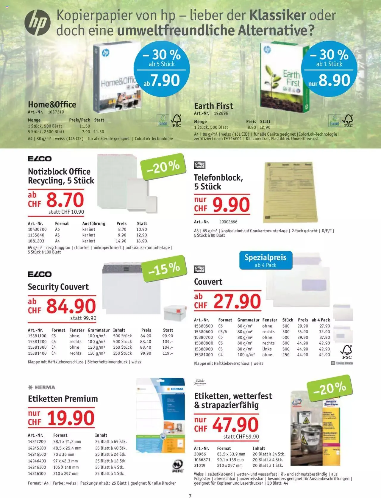 Office World Aktionen von 30. November bis 27. Dezember 2023 - Prospekt seite 7