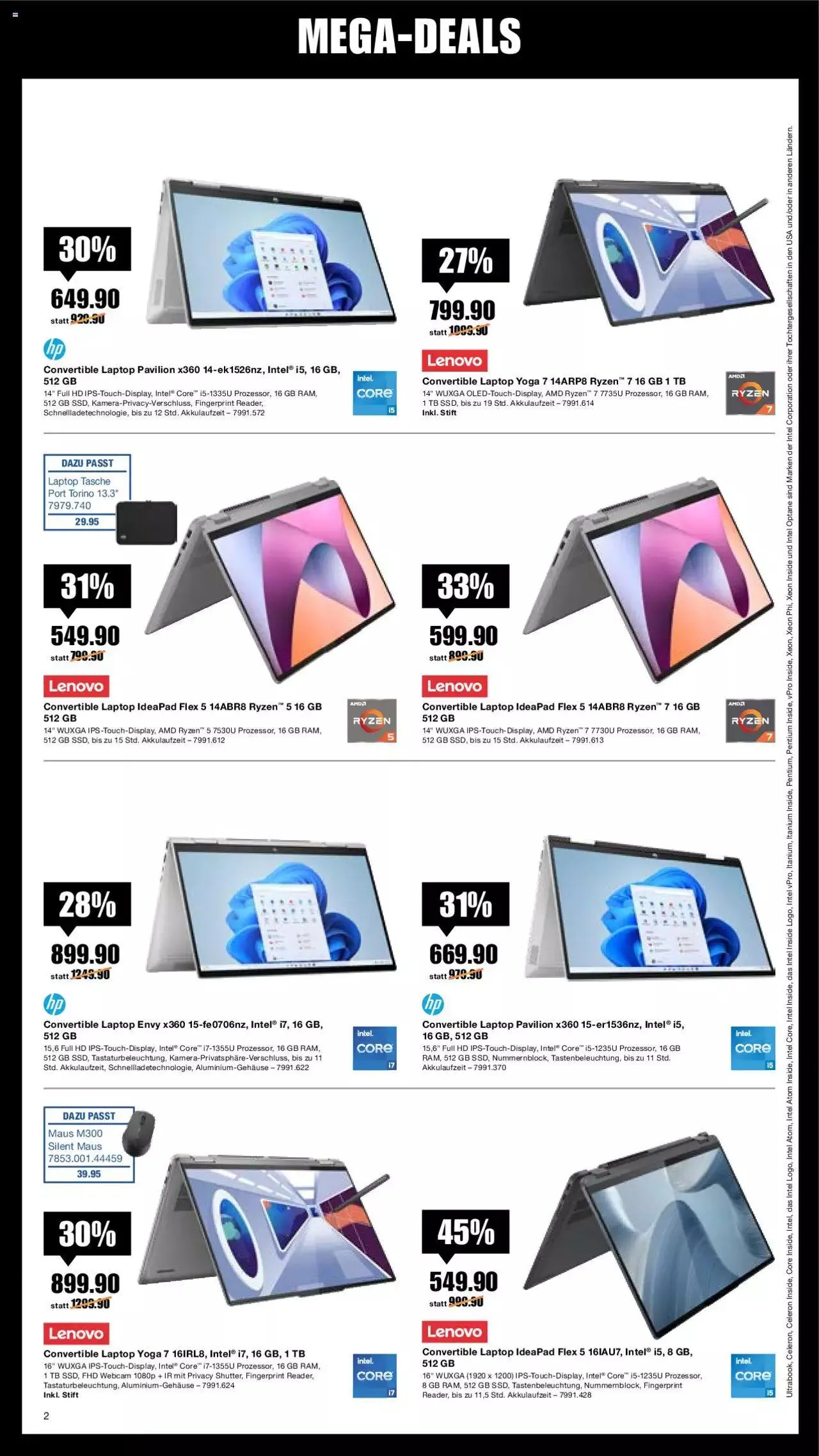 Melectronics Black Friday von 20. November bis 27. November 2023 - Prospekt seite 2