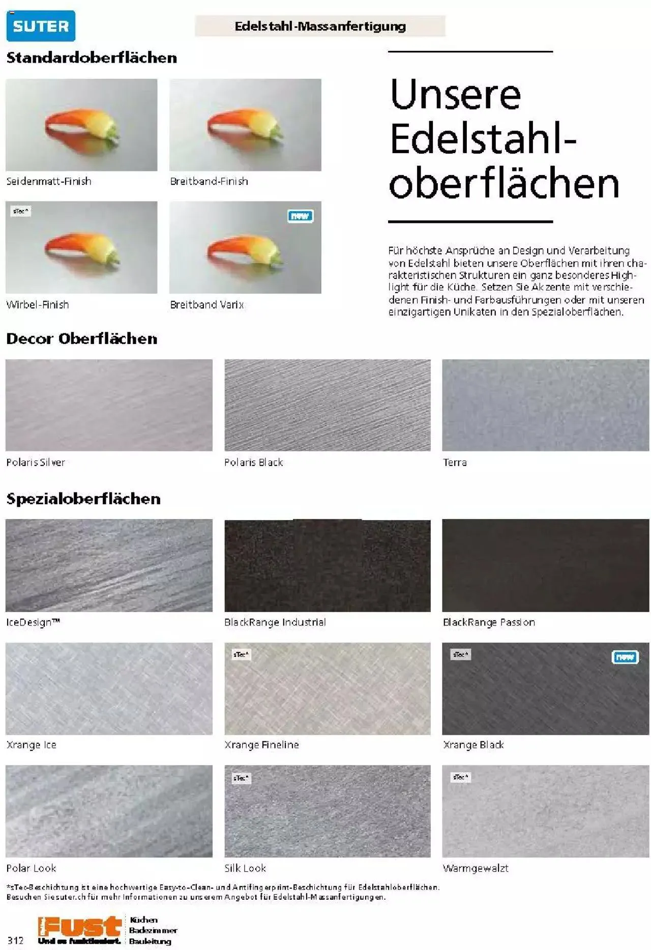 Fust Küchen- und Badezimmerprospekt von 4. März bis 31. Dezember 2024 - Prospekt seite  312