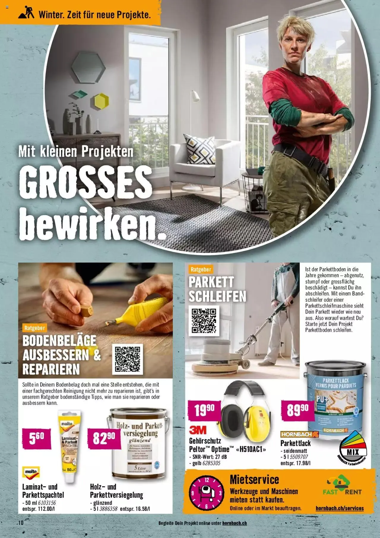 Hornbach Aktionen von 1. Februar bis 26. Februar 2024 - Prospekt seite 10