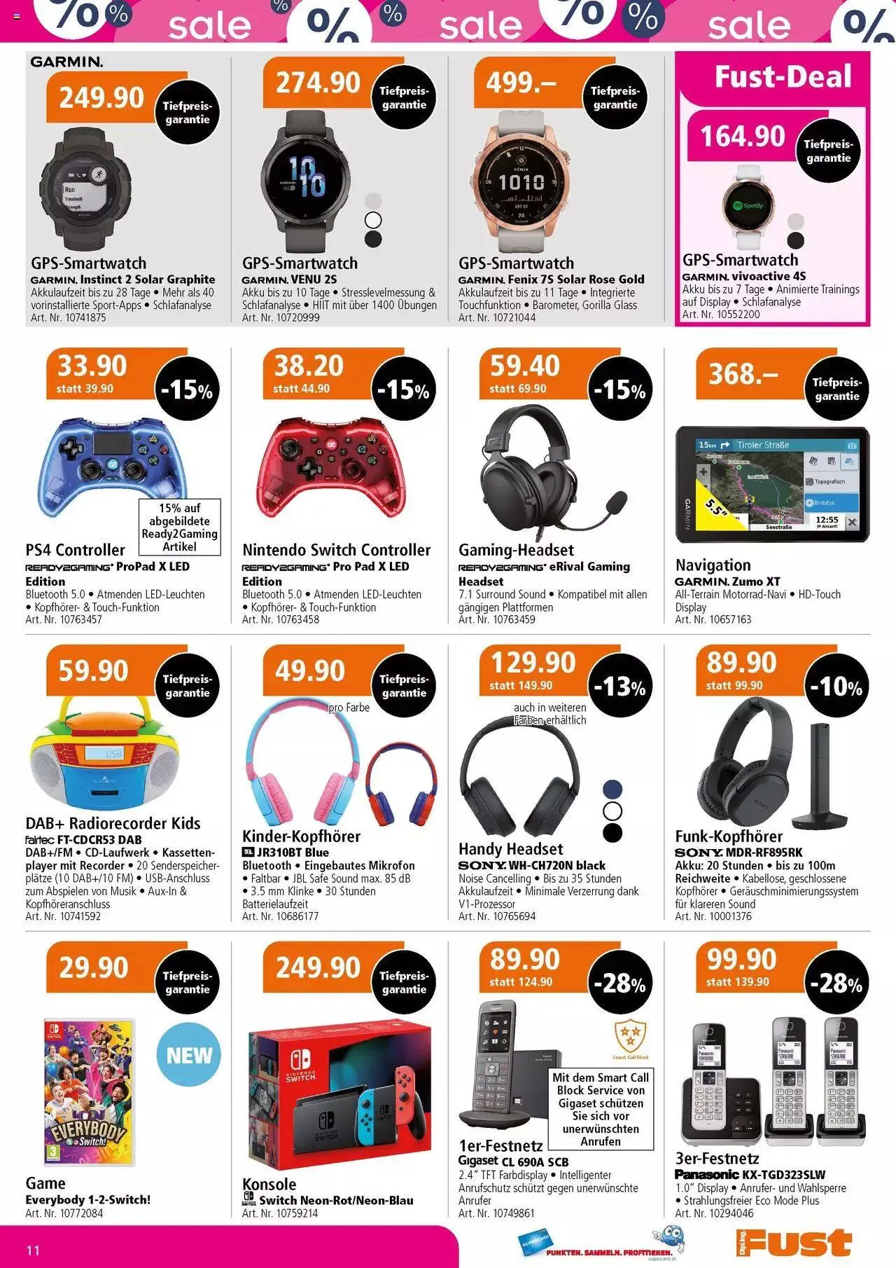 Fust Multimedia Post von 4. Juli bis 23. Juli 2023 - Prospekt seite  11