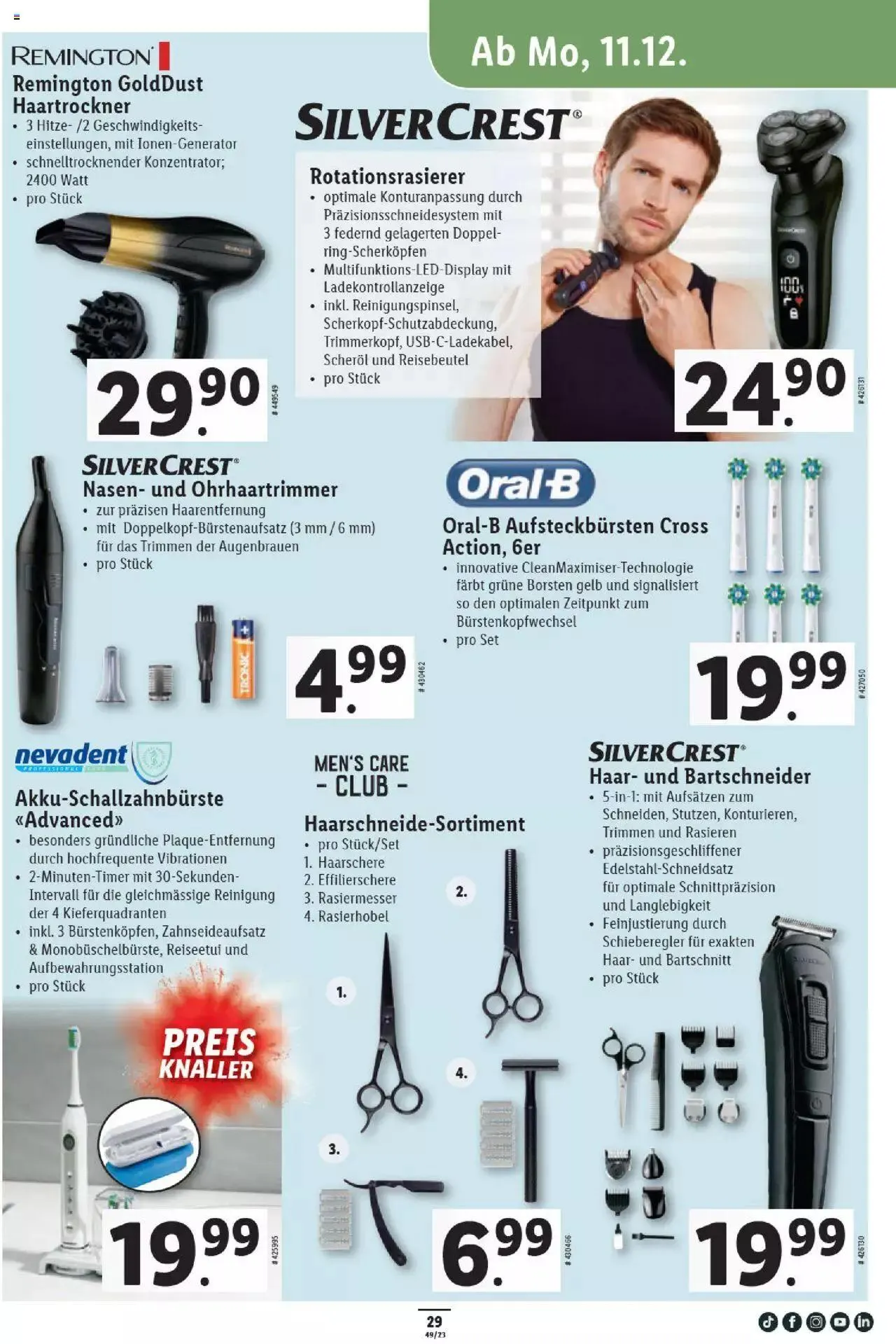 Lidl Aktionen von 7. Dezember bis 13. Dezember 2023 - Prospekt seite 29