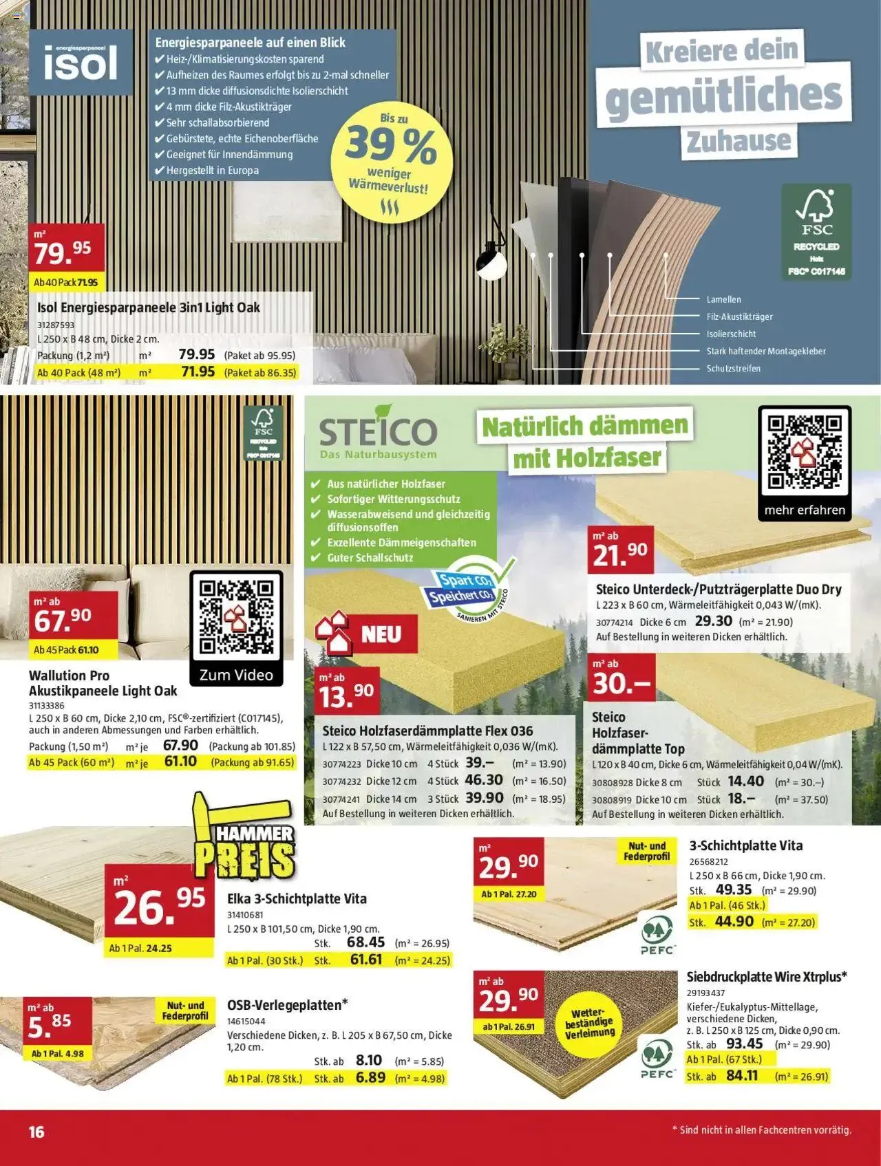 Bauhaus Aktionen von 26. August bis 29. September 2024 - Prospekt seite  16