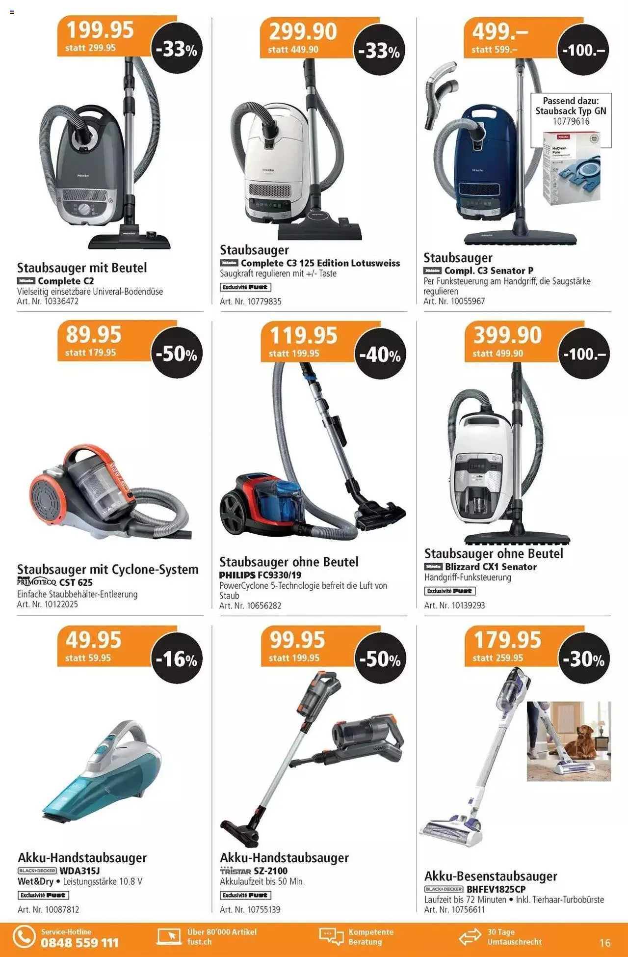 Fust Aktionen von 30. Mai bis 23. Juni 2024 - Prospekt seite  16