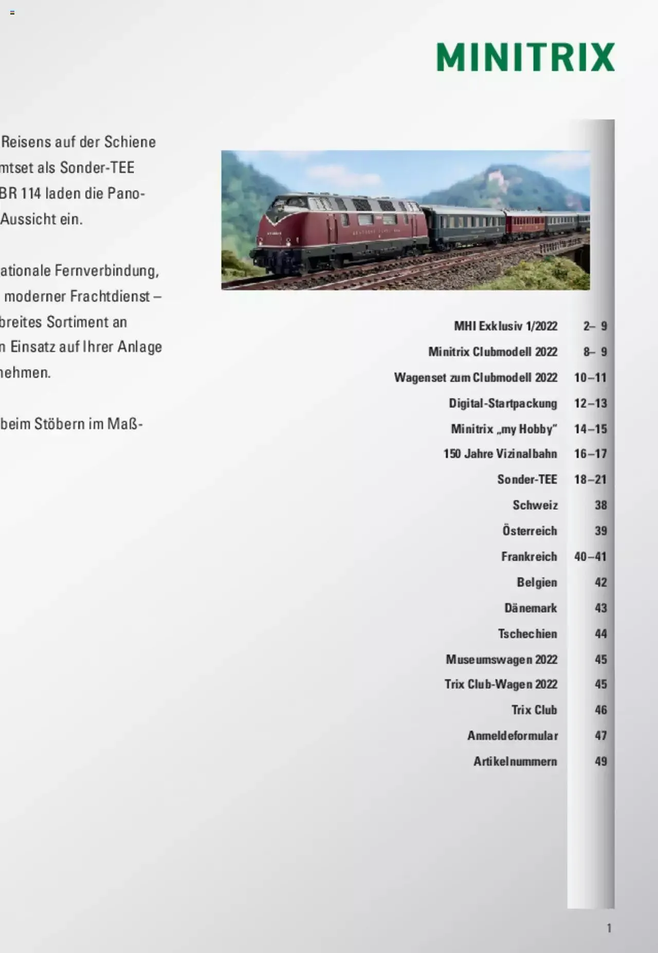 Conrad - TRIX H0 Neuheiten 2022 von 28. März bis 31. Dezember 2023 - Prospekt seite 6