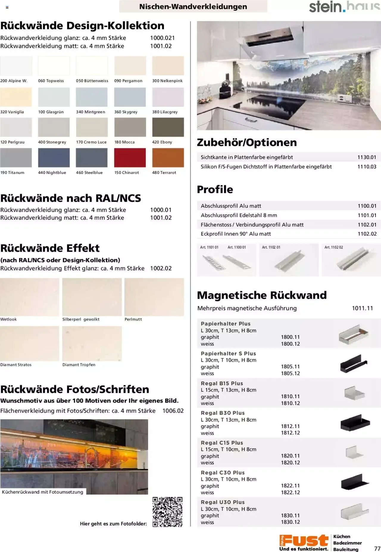 Fust - Küchenmagazin - Riesenauswahl von 22. Februar bis 31. Dezember 2023 - Prospekt seite  77