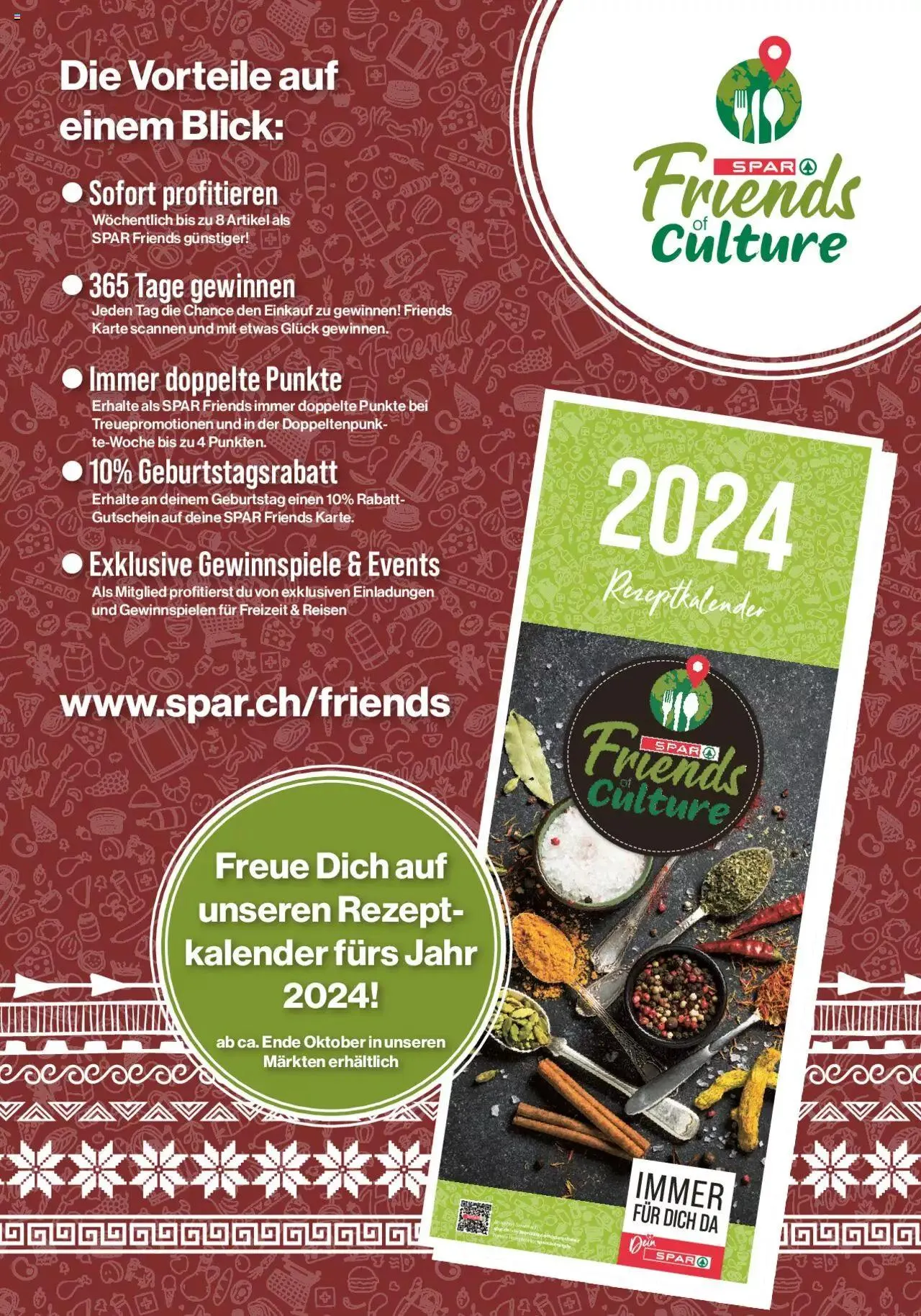 SPAR Kundenmagazin von 22. September bis 31. Dezember 2023 - Prospekt seite 2