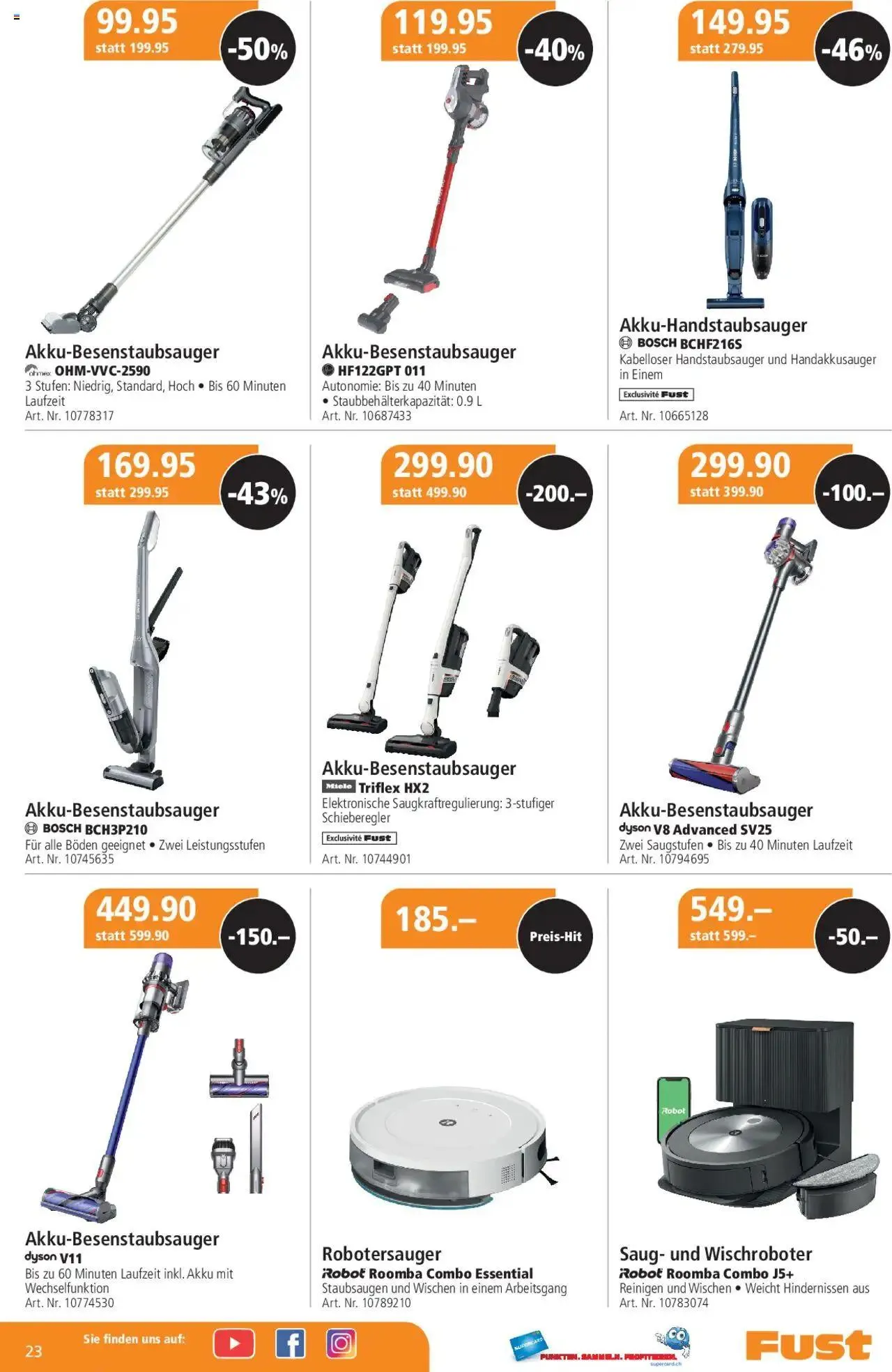Fust Aktionen von 24. September bis 26. Oktober 2025 - Prospekt seite 23