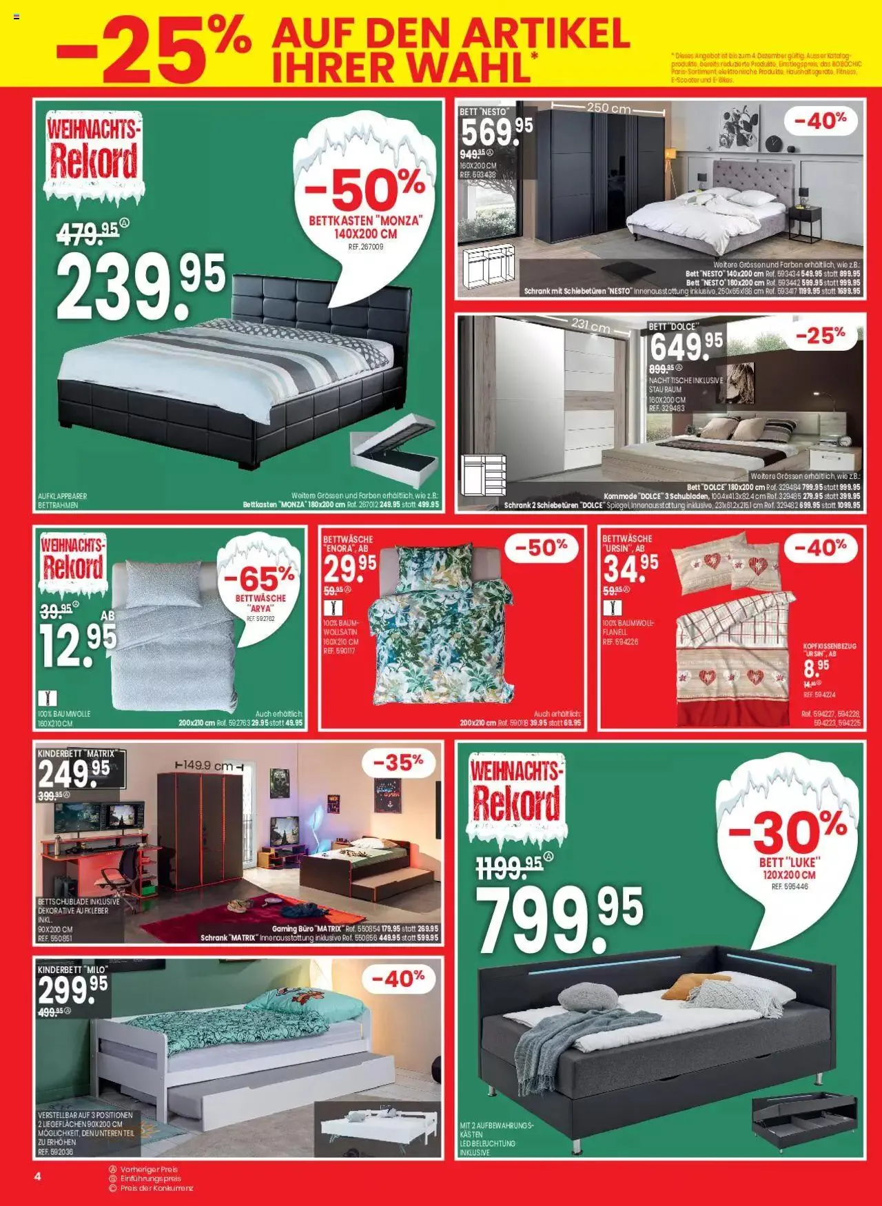 Conforama Aktionen von 28. November bis 11. Dezember 2023 - Prospekt seite 4