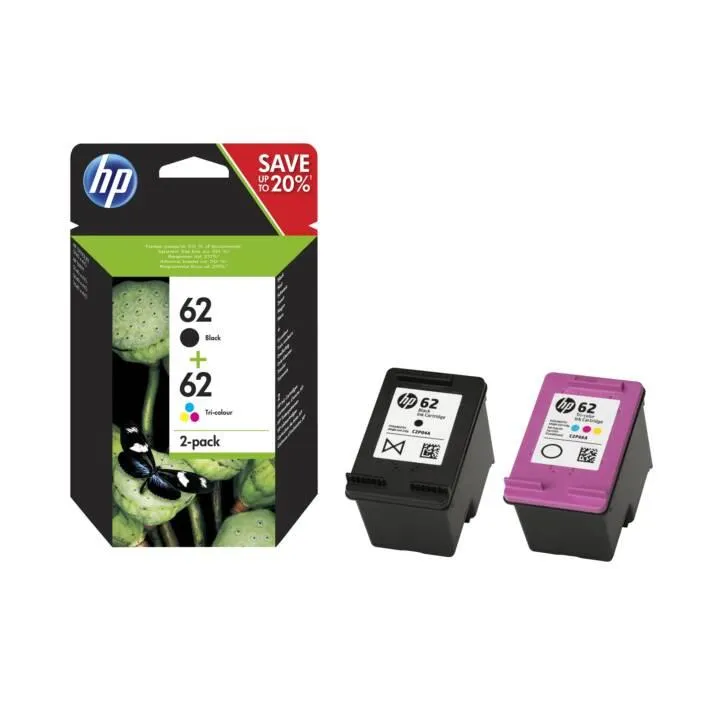 HP 62 (Gelb, Schwarz, Magenta, Cyan, 1 Stück)