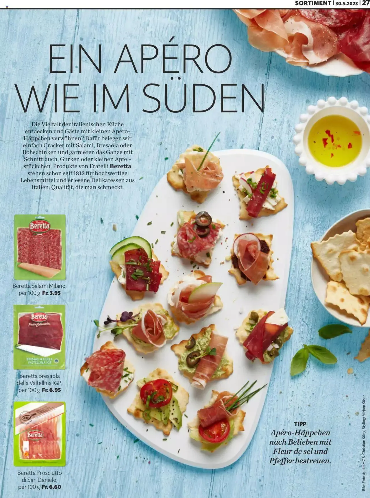 Migros Magazin von 30. Mai bis 31. Dezember 2023 - Prospekt seite  27