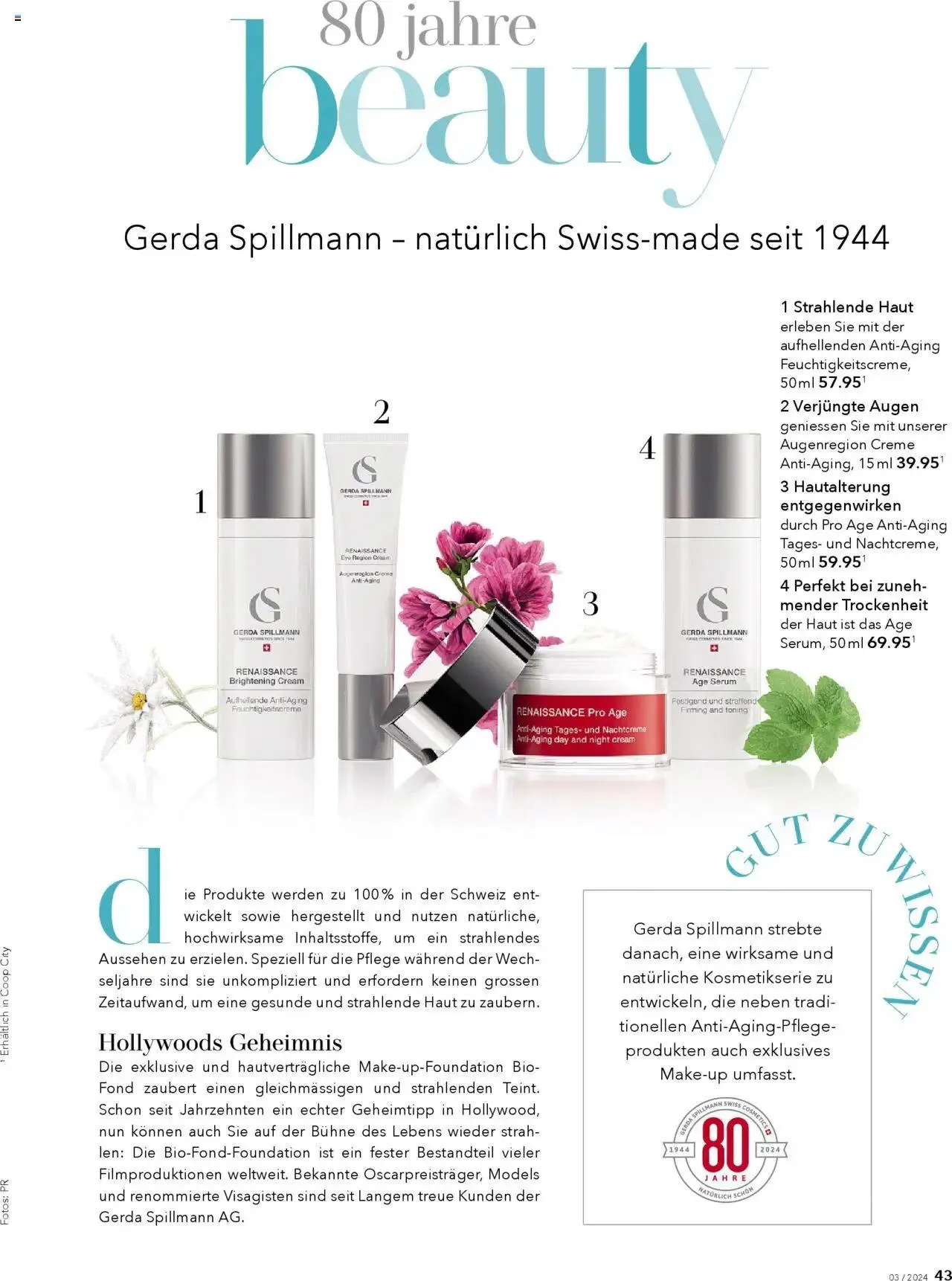 Coop Aktionen Beauty & Life von 2. Juli bis 31. Dezember 2024 - Prospekt seite  43