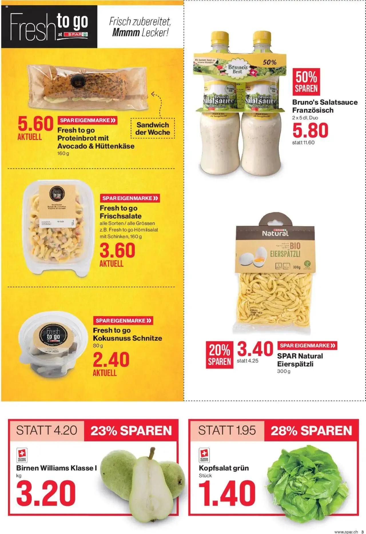 SPAR Aktionen von 5. September bis 11. September 2024 - Prospekt seite 3