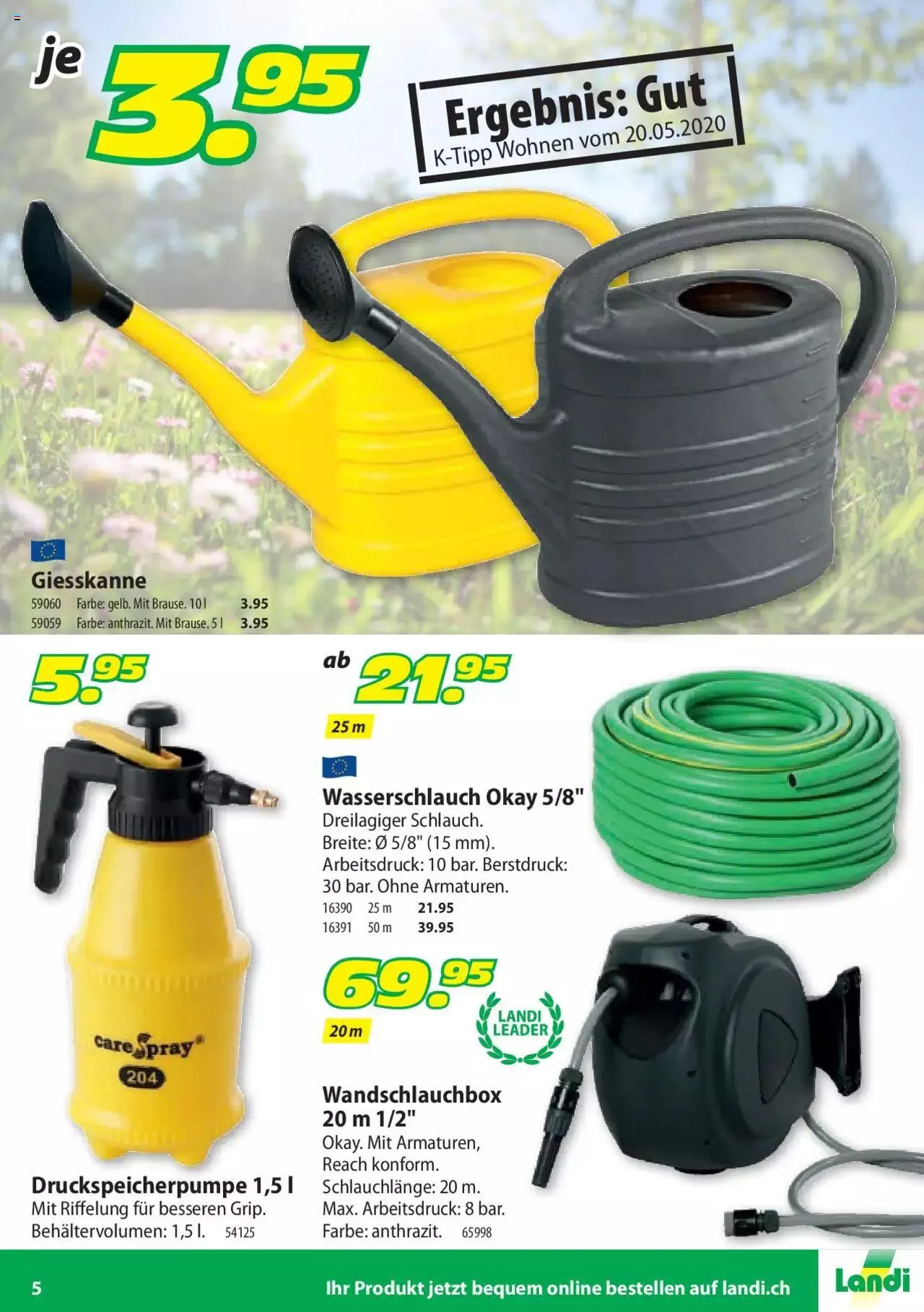 Landi - Geranien 2022 von 20. April bis 31. Dezember 2023 - Prospekt seite  5