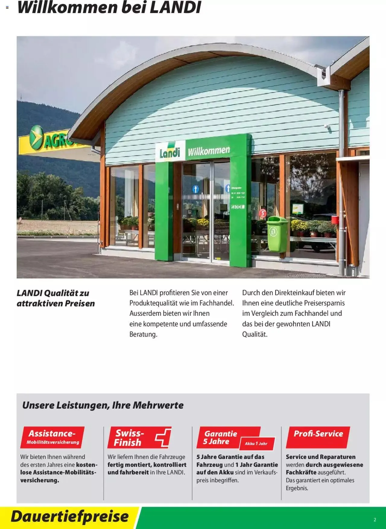 Landi - Mobil Comfort 2022 von 22. März bis 31. Dezember 2023 - Prospekt seite  2
