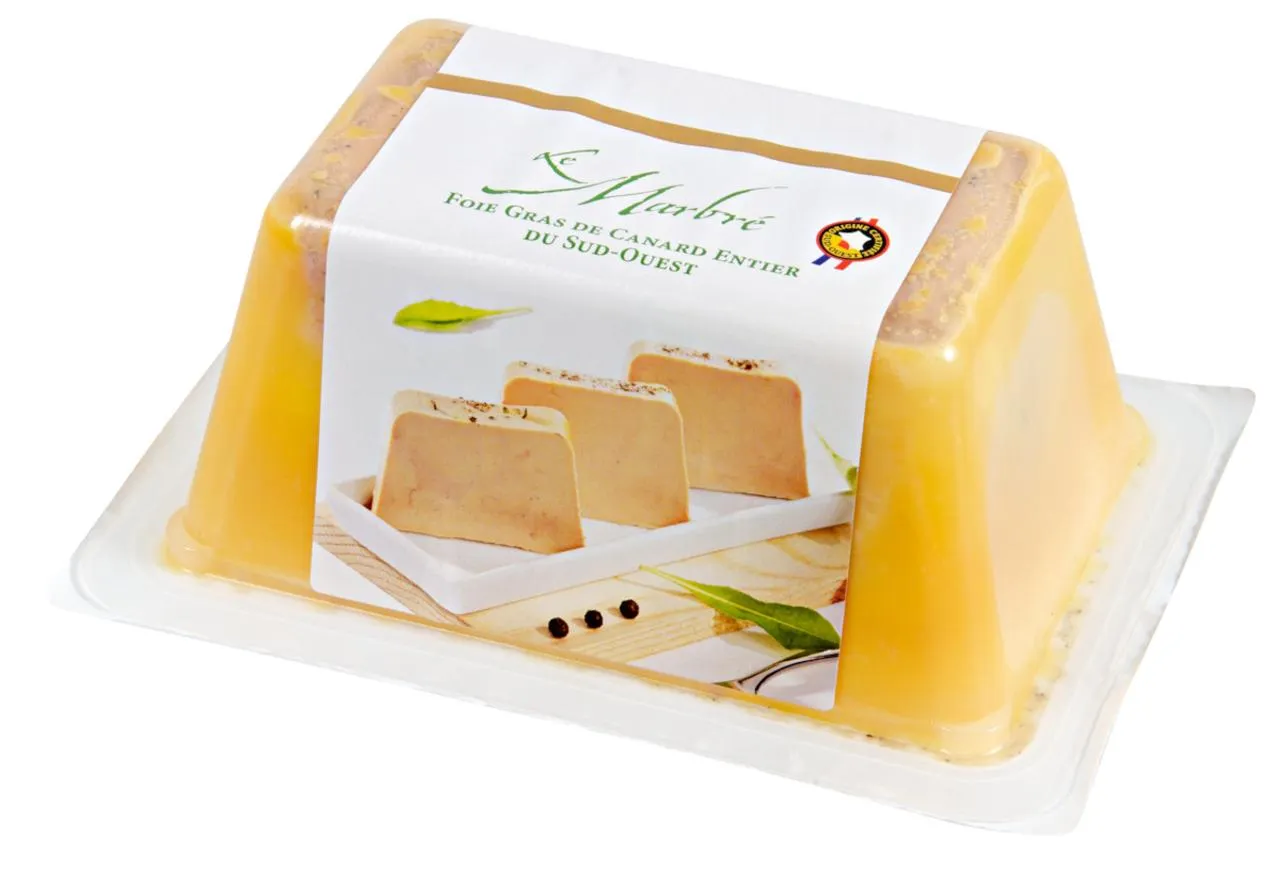 Le Marbré Enten-Foie gras marmoriert