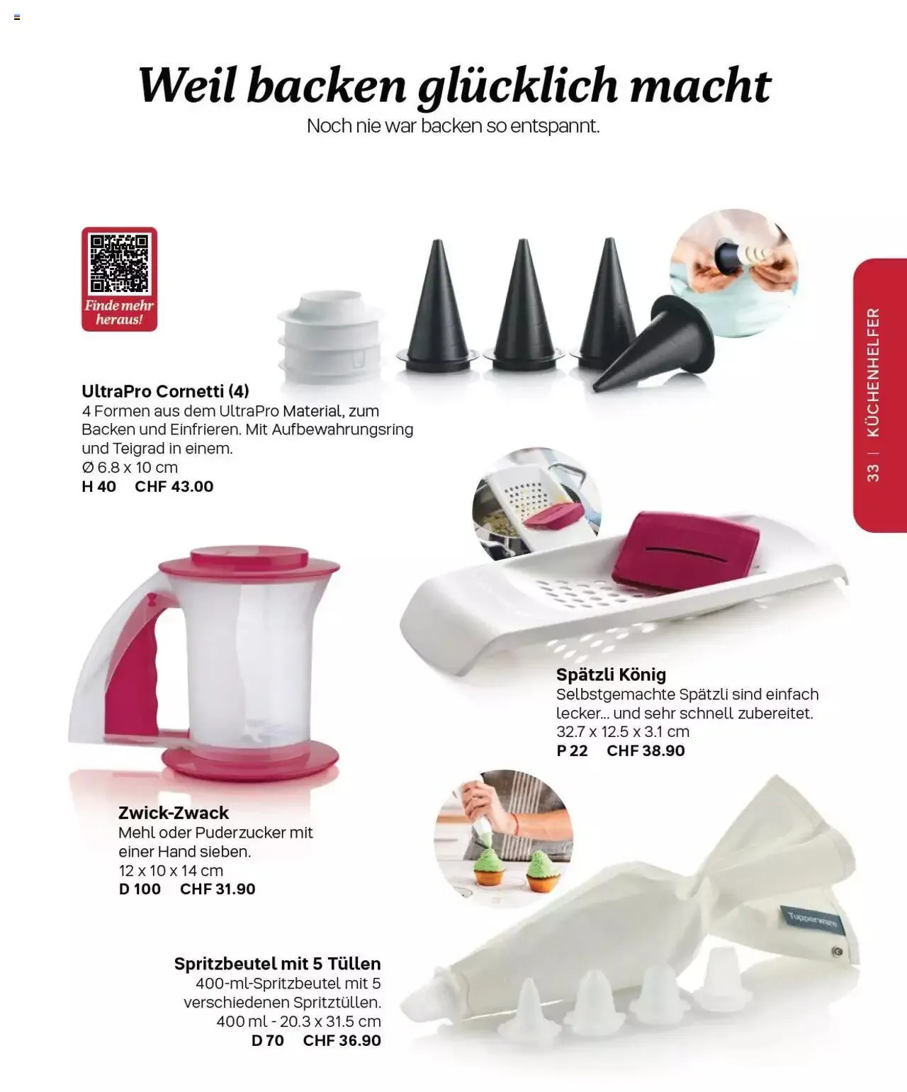 Tupperware - Herbst / Winter 2022-23 von 1. September bis 31. Dezember 2023 - Prospekt seite  33