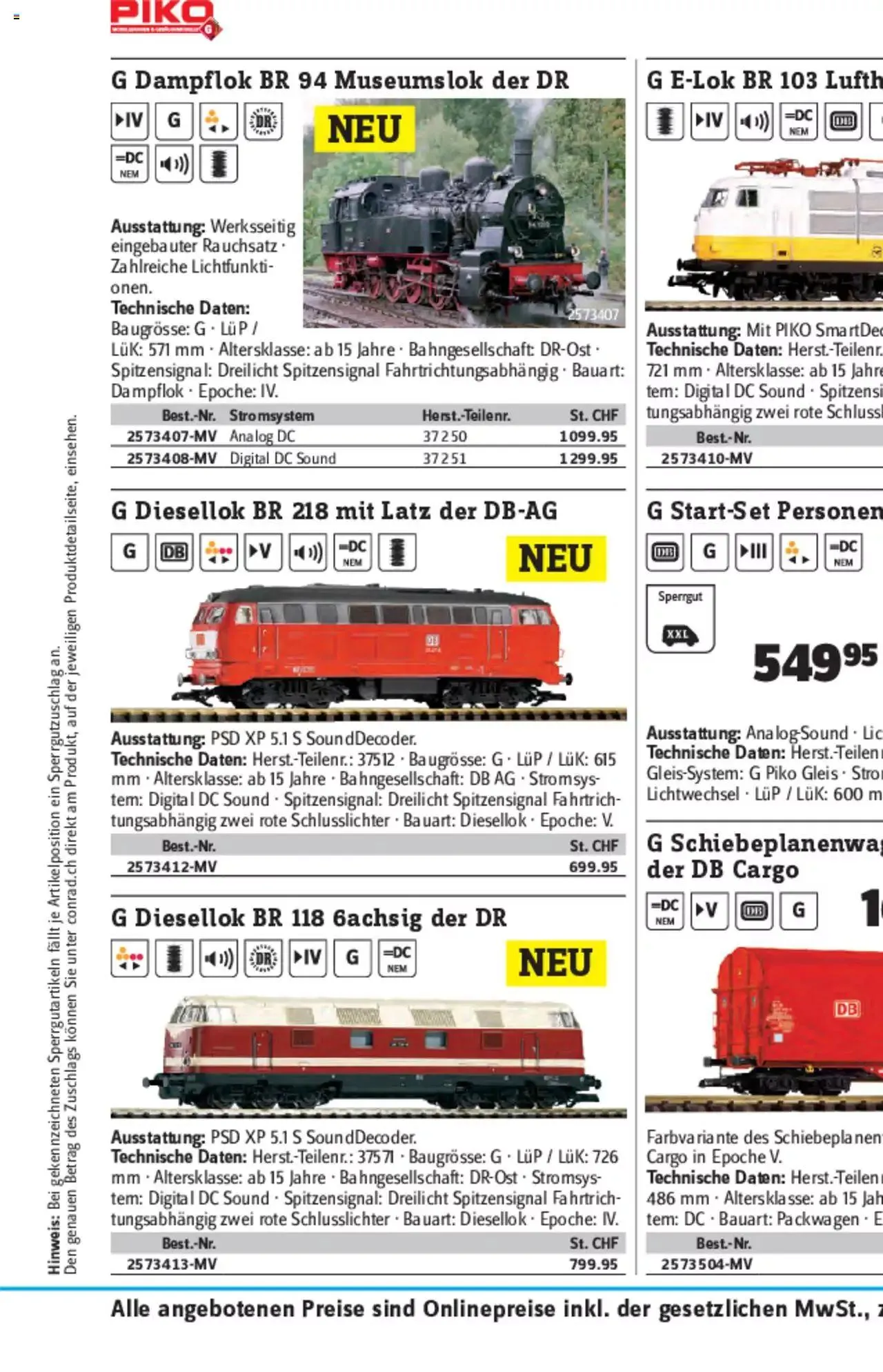 Conrad - Modellbahn Katalog 2022/23 von 5. September bis 31. Dezember 2023 - Prospekt seite  157
