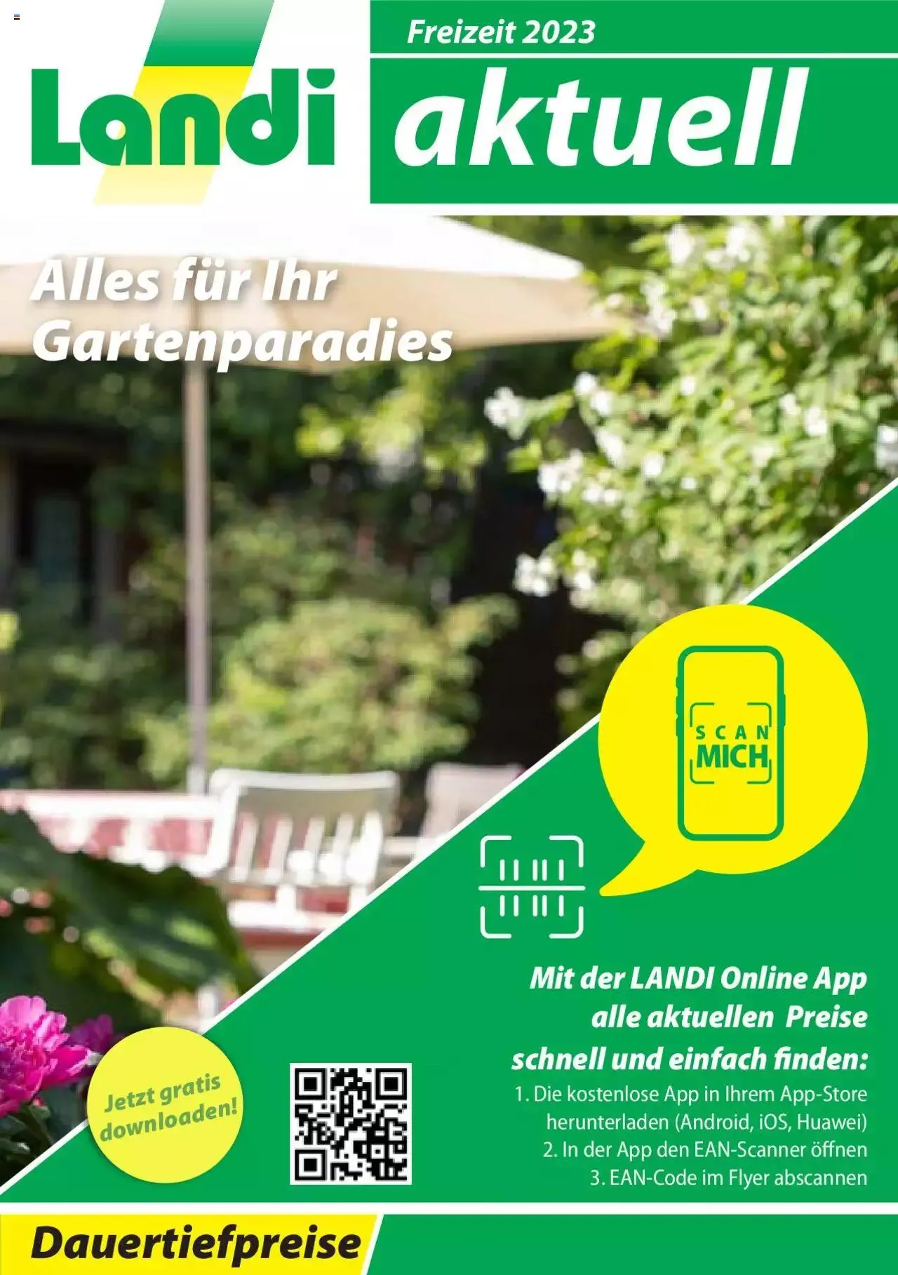 Landi Freizeit 2023 von 20. März bis 31. Dezember 2023 - Prospekt seite  1