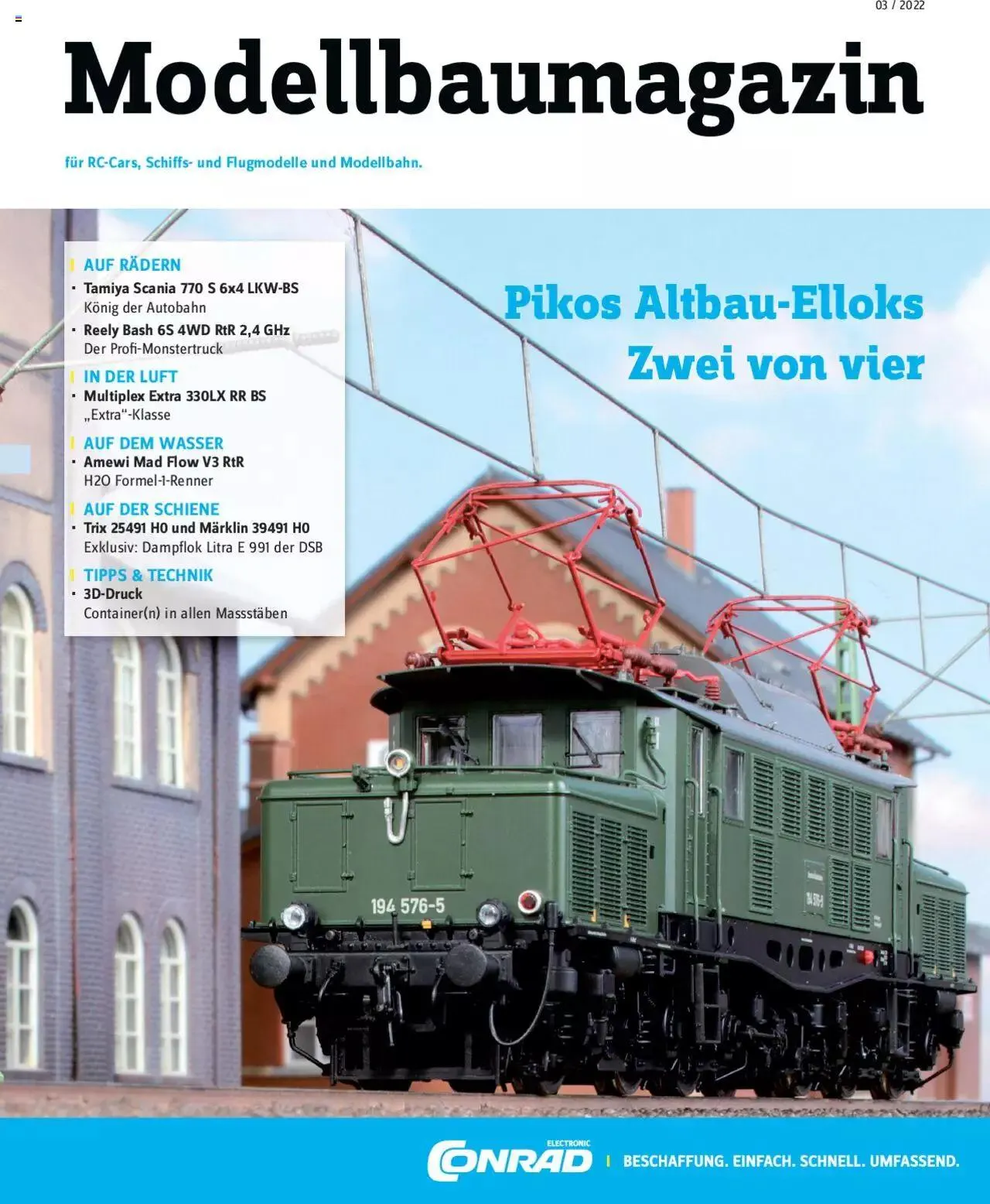 Conrad - Modellbaumagazin 03 / 2022 von 29. September bis 31. Dezember 2023 - Prospekt seite  1